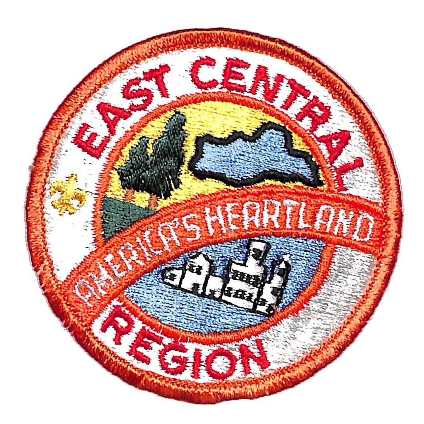 BSA Patch East Central Region "America's Heartland" / 3" dia.