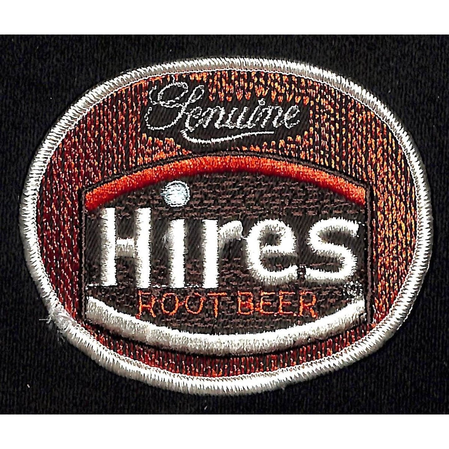 Hires Root Beer Genuine Embroidered Soda Patch c1970's VGC