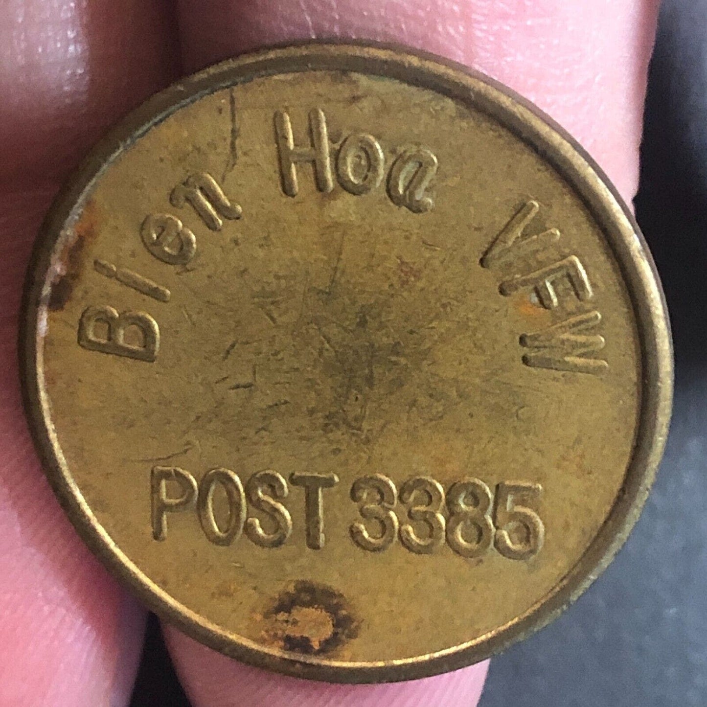 Vietnam Trade Token Military Bien Hoa VFW Post 3385 (25c ?) 24mm