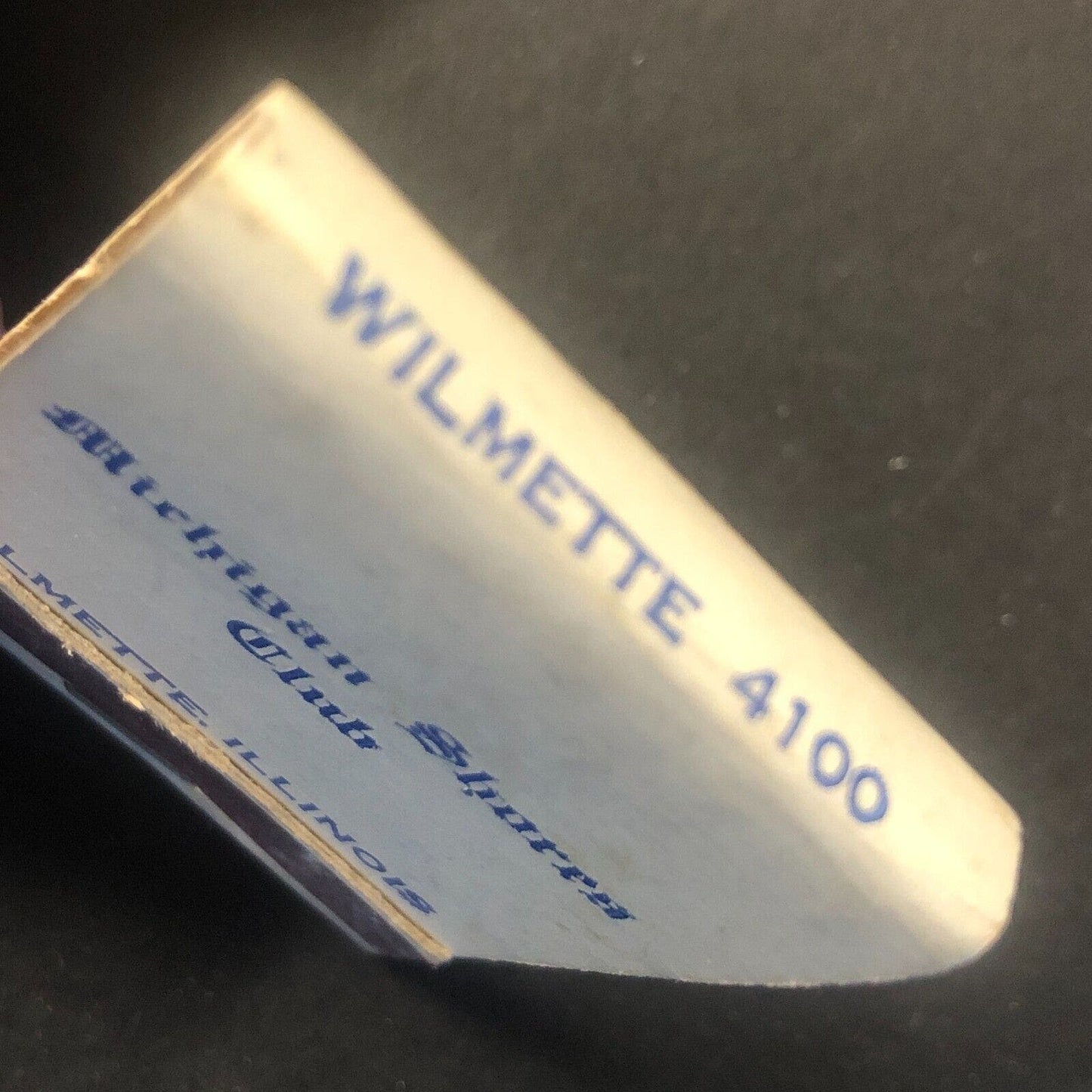 Michigan Shores Club Wilmette, IL Vintage Full Matchbook c1950's-60's Scarce