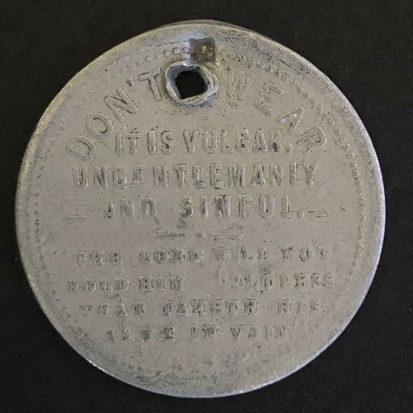 29mm Zinc? Finders Keepers - Anti-Swearing Token - Fauver Collection