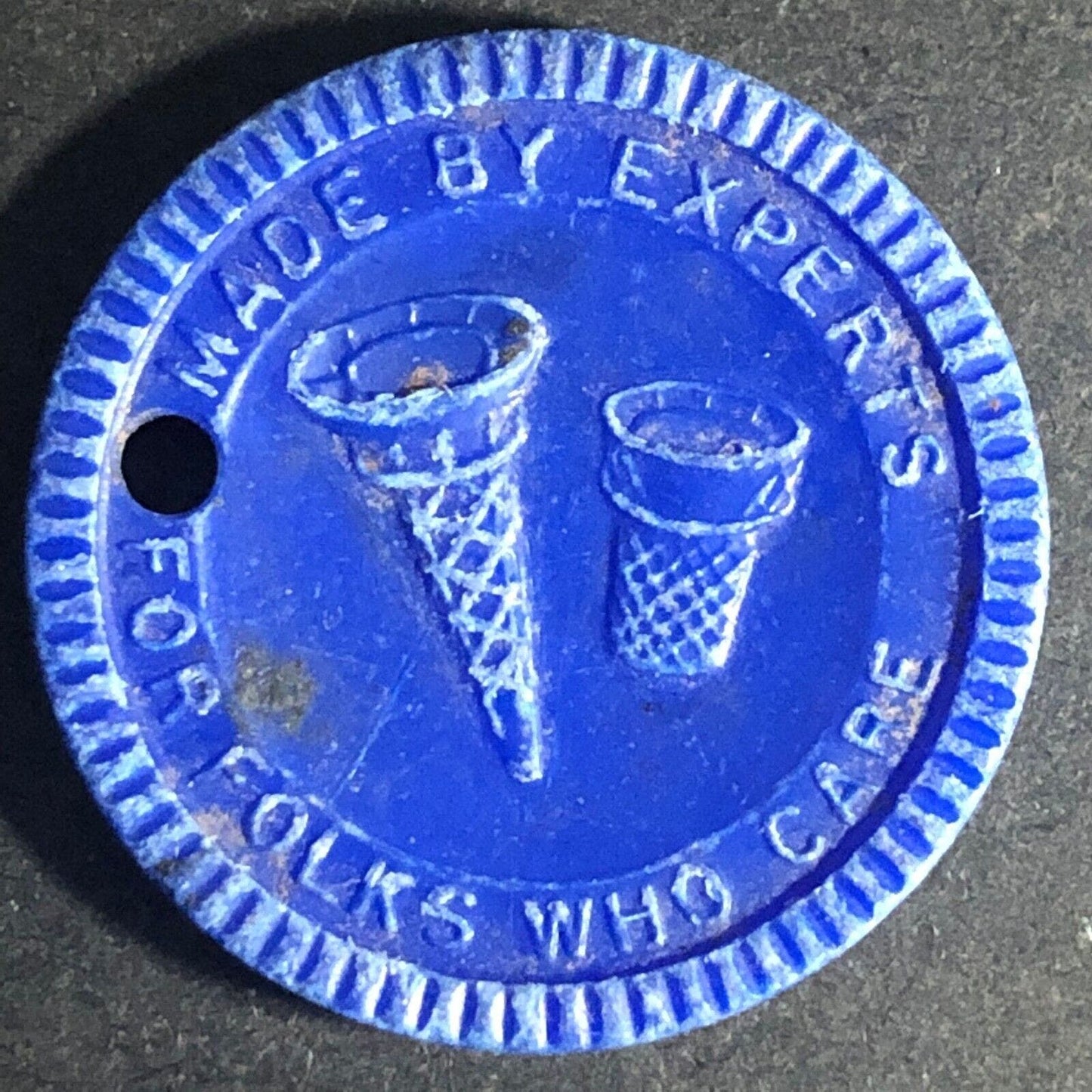 Safe-T Cup & Cone G/F 25 Points Plasticoin (Ice Cream) Token 26mm