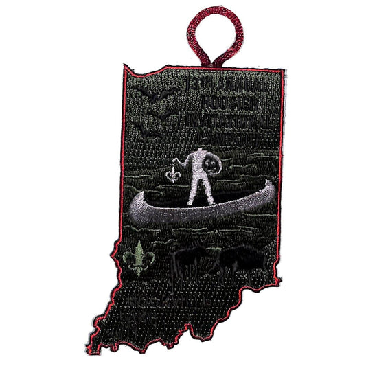 BSA Patch 13th Annual Hoosier Invitational Campout Rockville Lake 2011 Orange