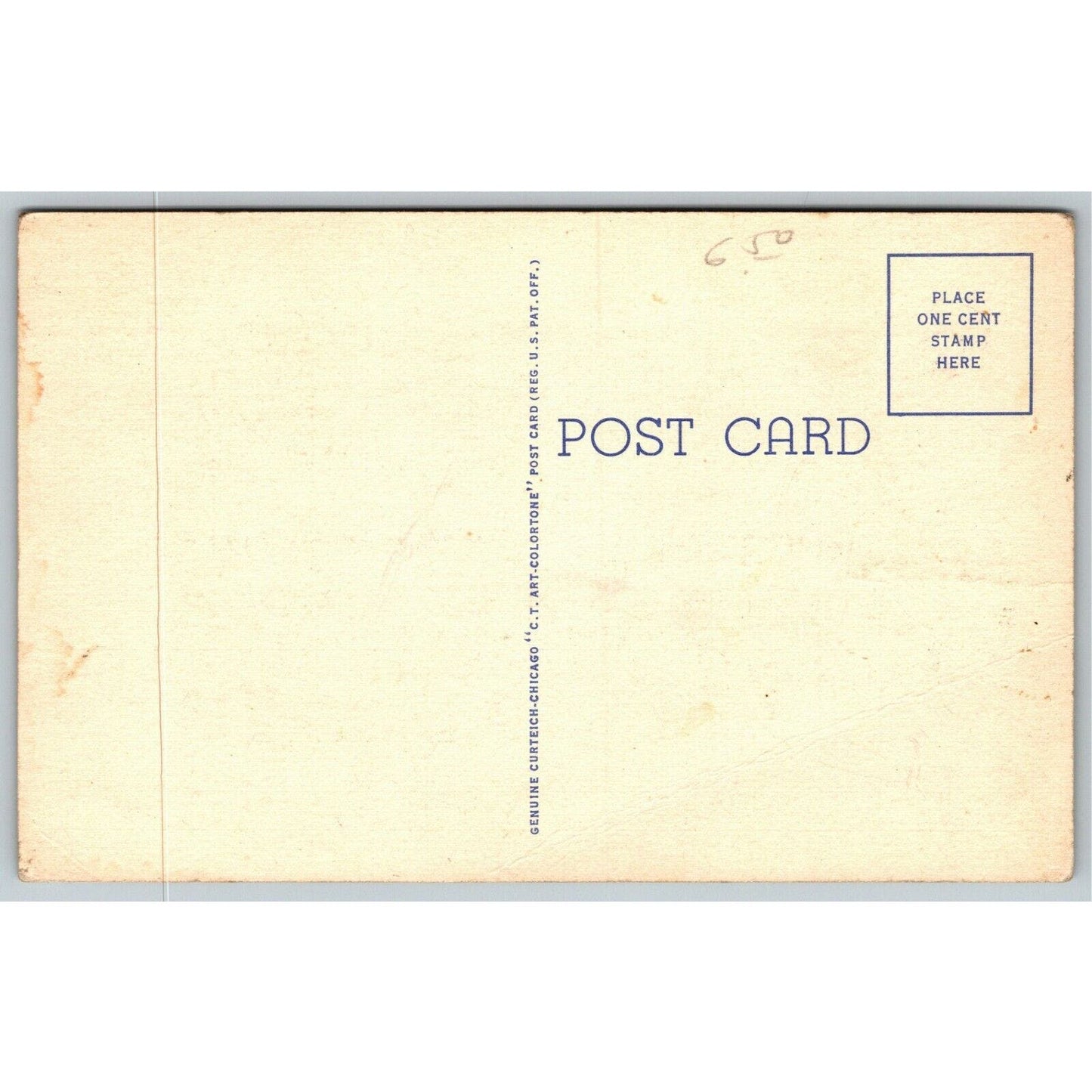 Vintage c1930-45 Linen Postcard American Flag "God Bless America" (Teich)