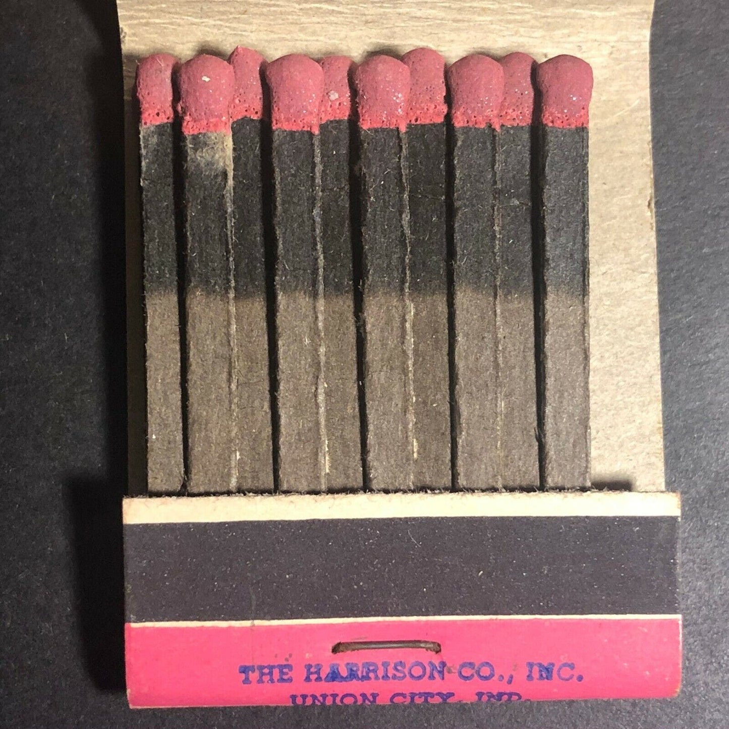 1940's-50's Full Matchbook "Is My Chute Too Small?" Center Dry Cleaners Meriden