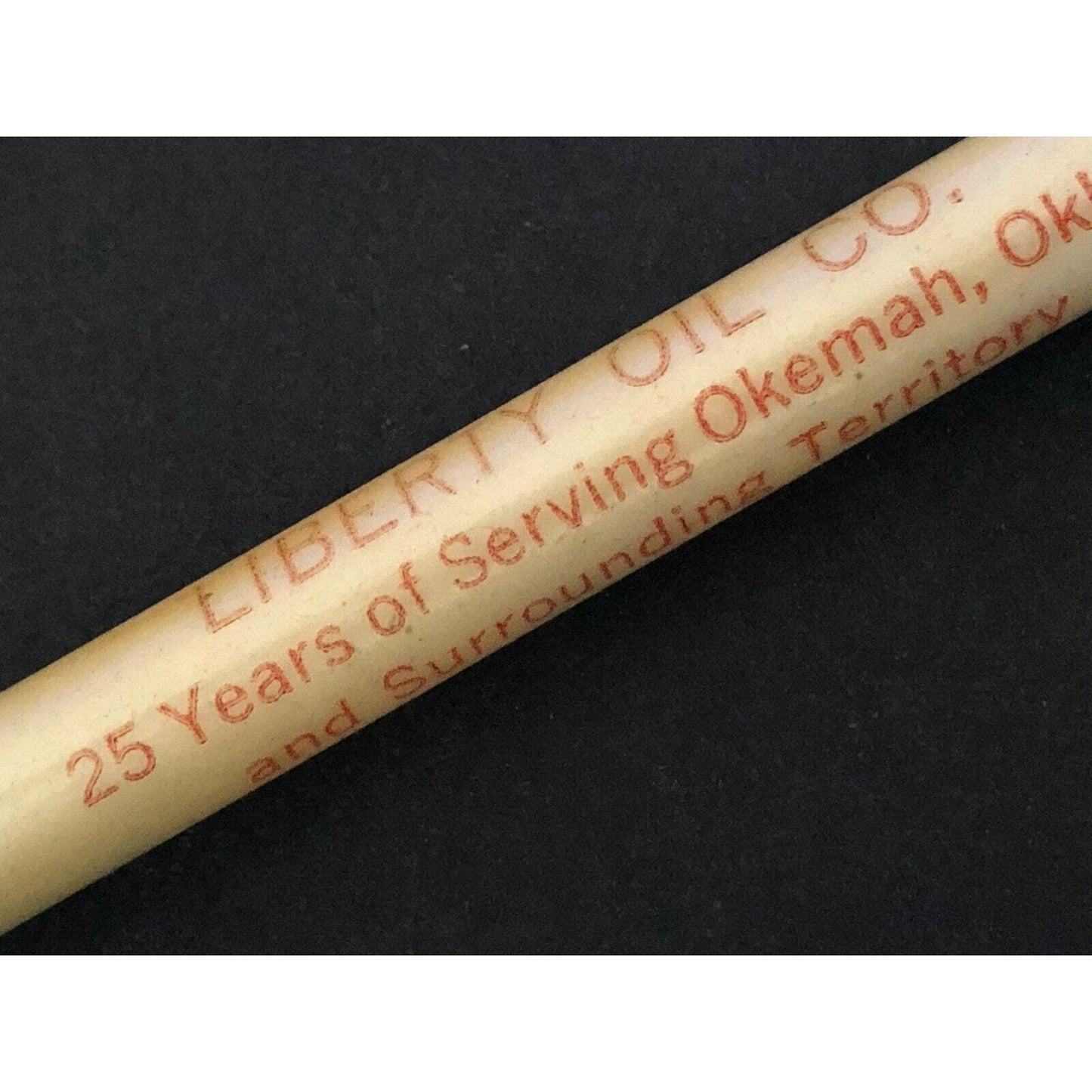 c1940's-50's Liberty Oil Okeman, OK Territories - Mechanical Advertising Pencil