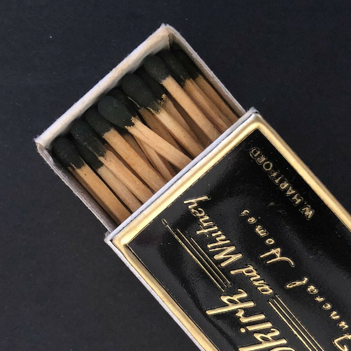 c1960's Foil Wooden Matchbox / Matchbook - Newkirk and Whitney Funeral Hartford