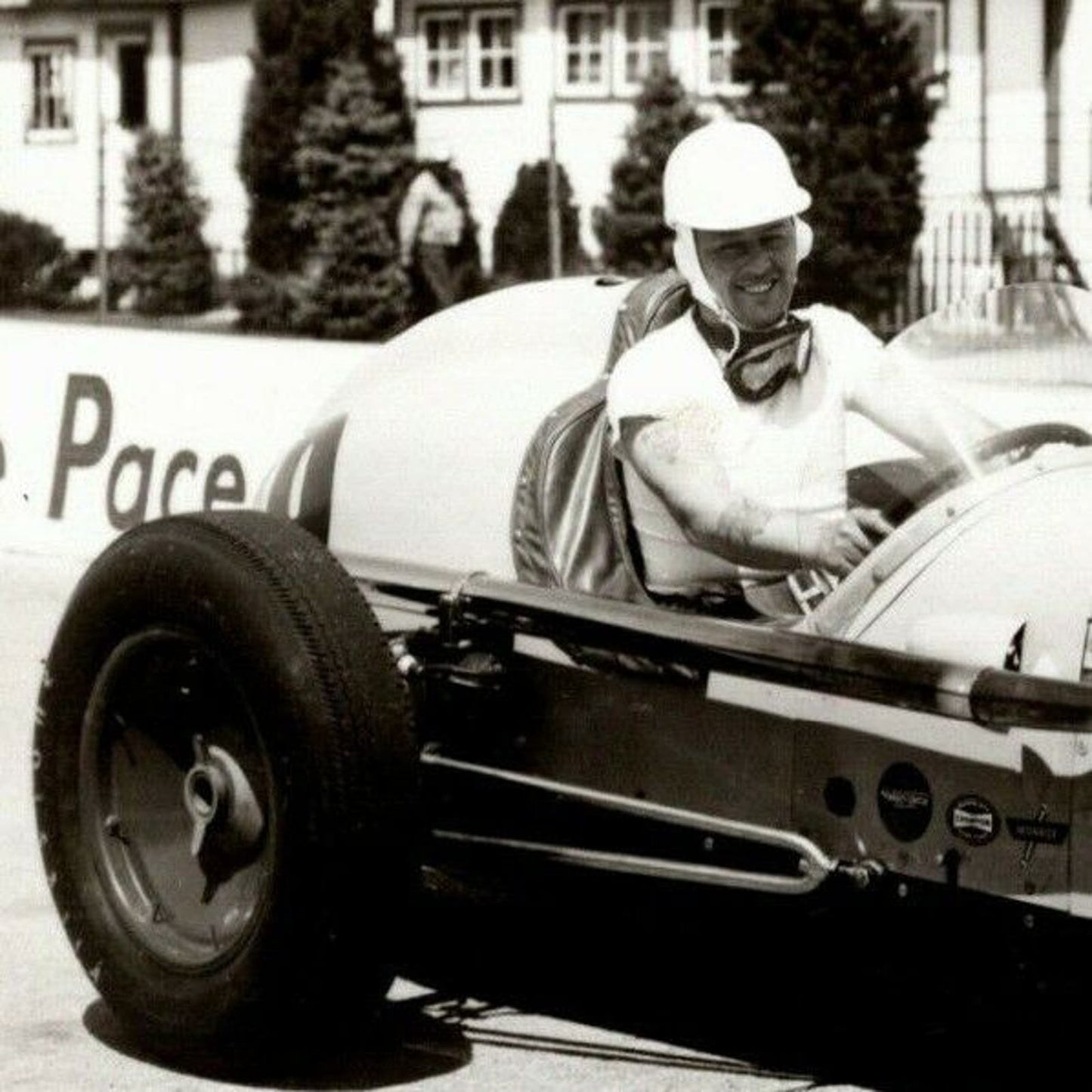 Indy 500 RPPC Postcard "1952 Andy Linden" Official Race Photo Unposted VGC