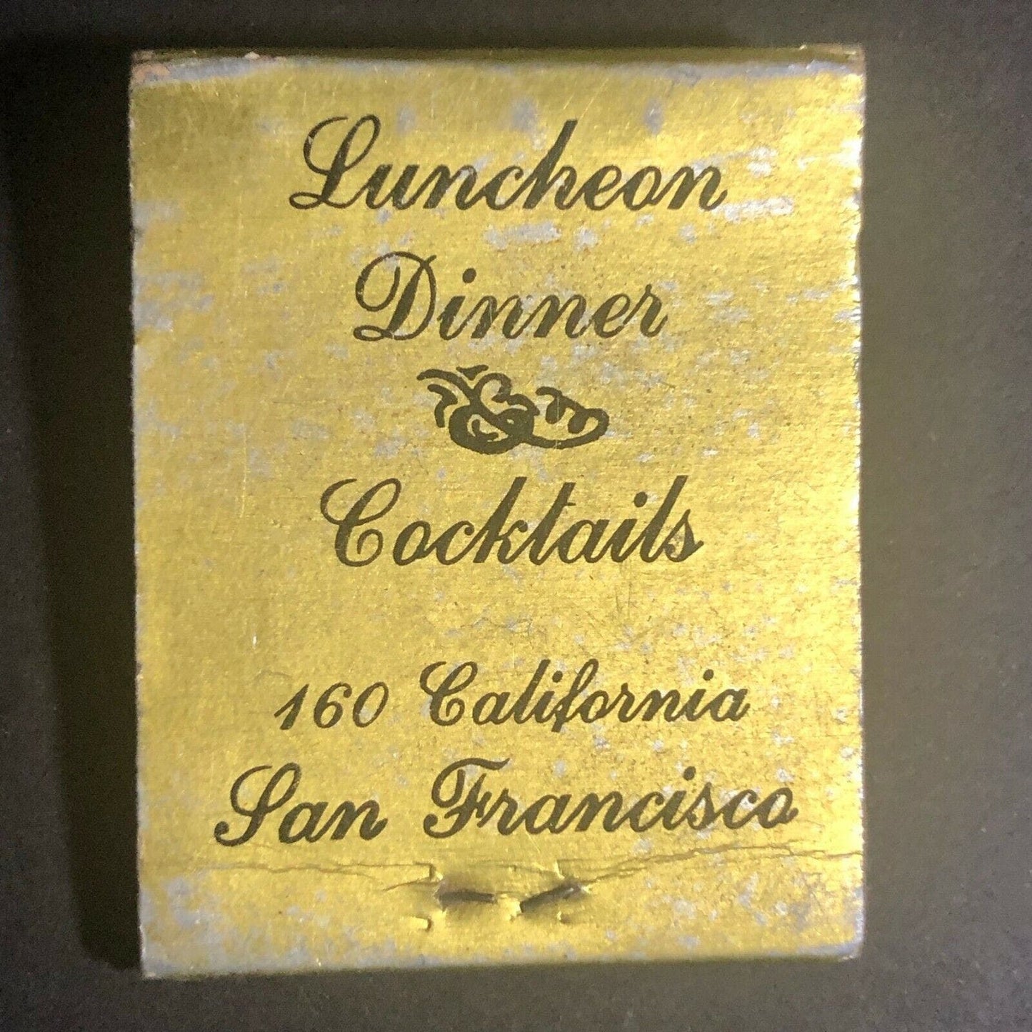 Scarce c1940's-50's Full Matchbook The Golden Eagle Restaurant San Francisco CA