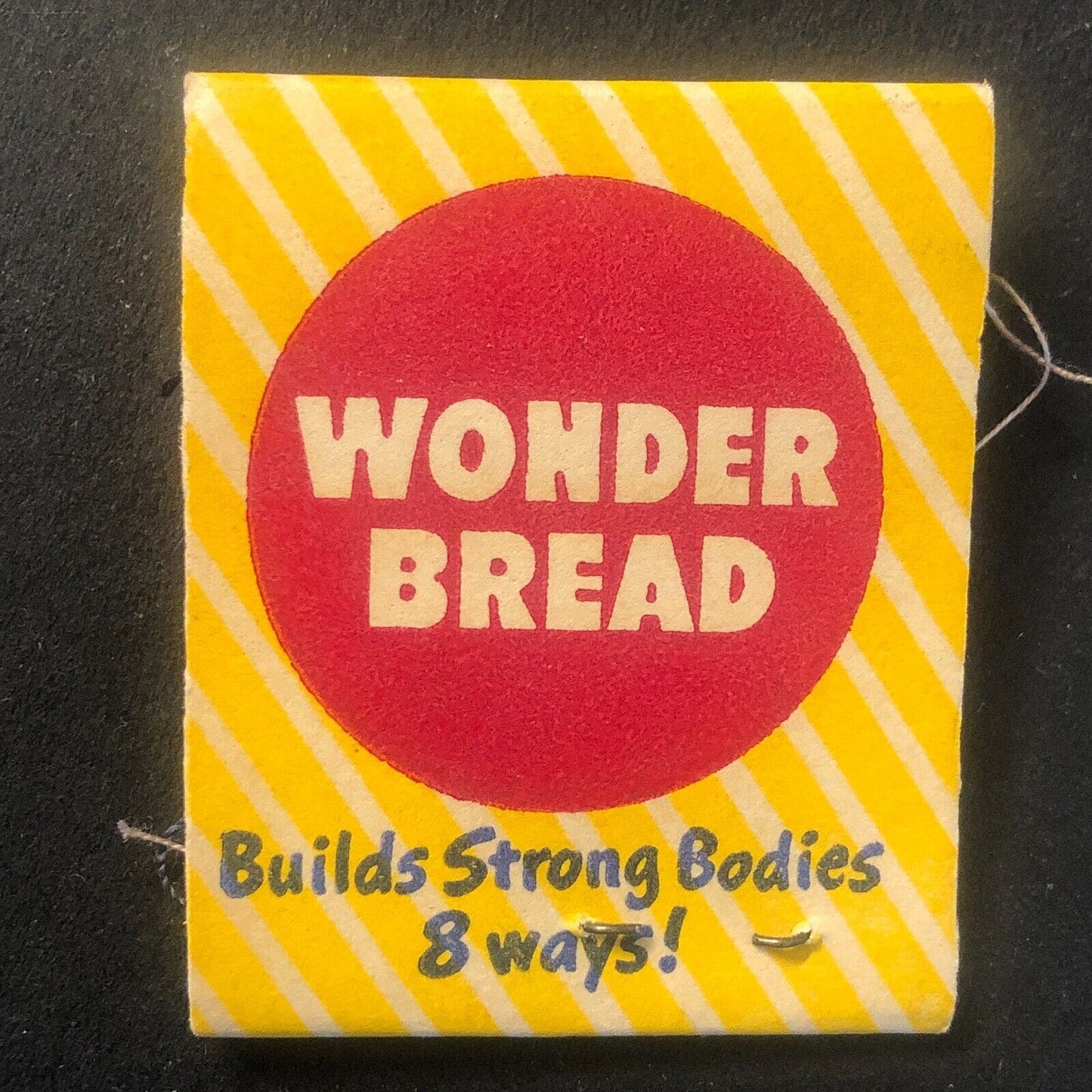 Wonder Bread Vintage Matchbook Style Sewing Kit c1950's VGC