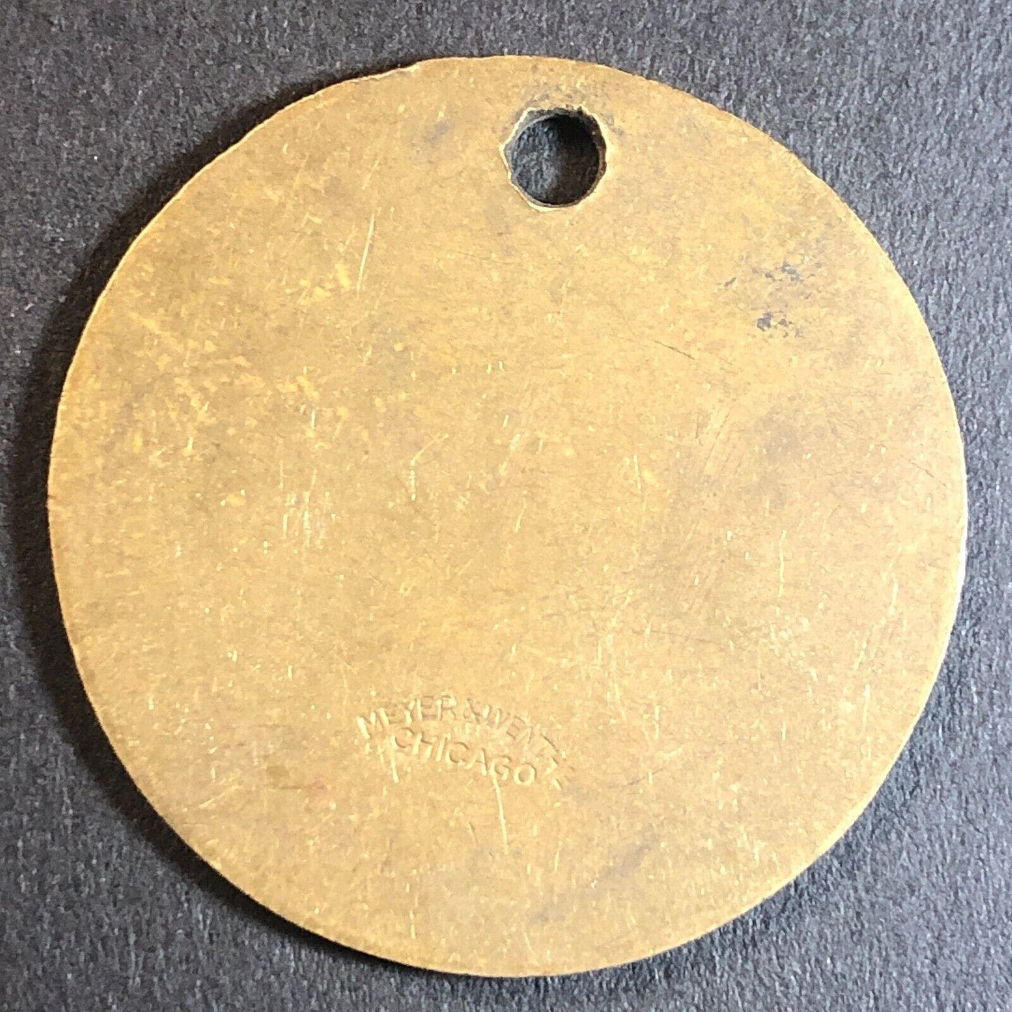 Anaconda Copper Mining Co. Bonner, MT Saw Mill Brass Tool Check Tag 32.5mm #413