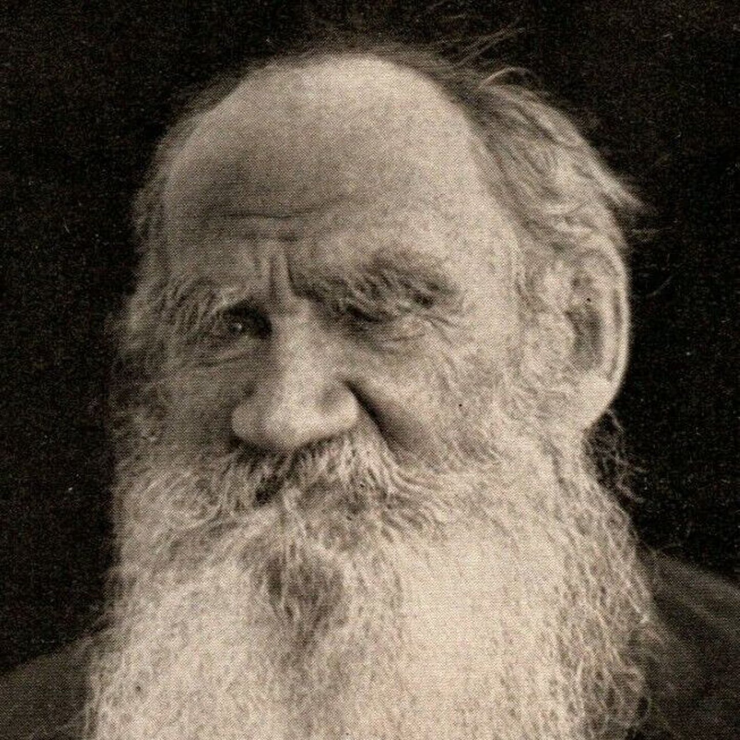 c1910 Vintage Russian Art Postcard Leo Tolstoy / Chertkov (4177)