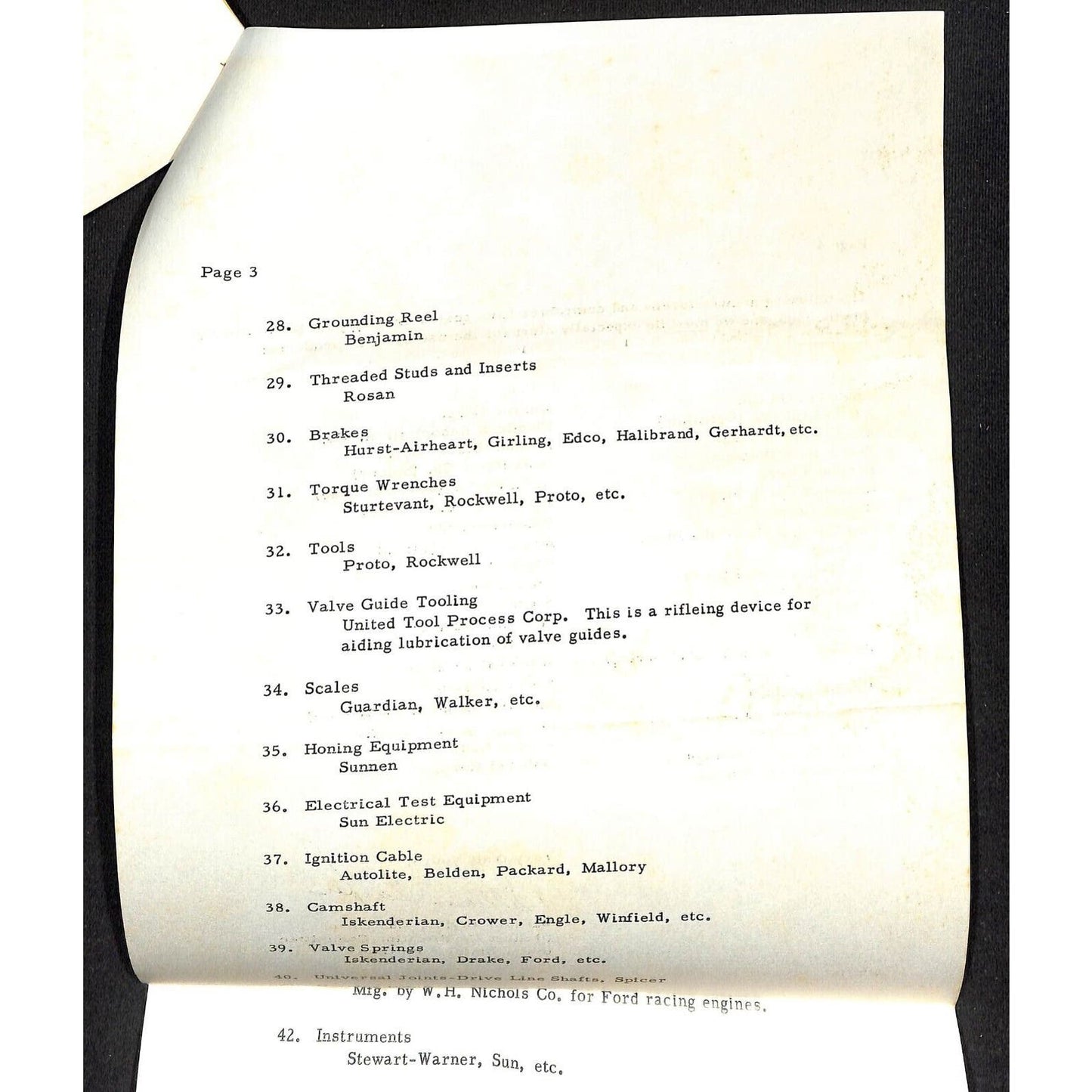 1967 Indy 500 Indianapolis Motor Speedway D-A Garage Area Sheet +3pp USAC Letter