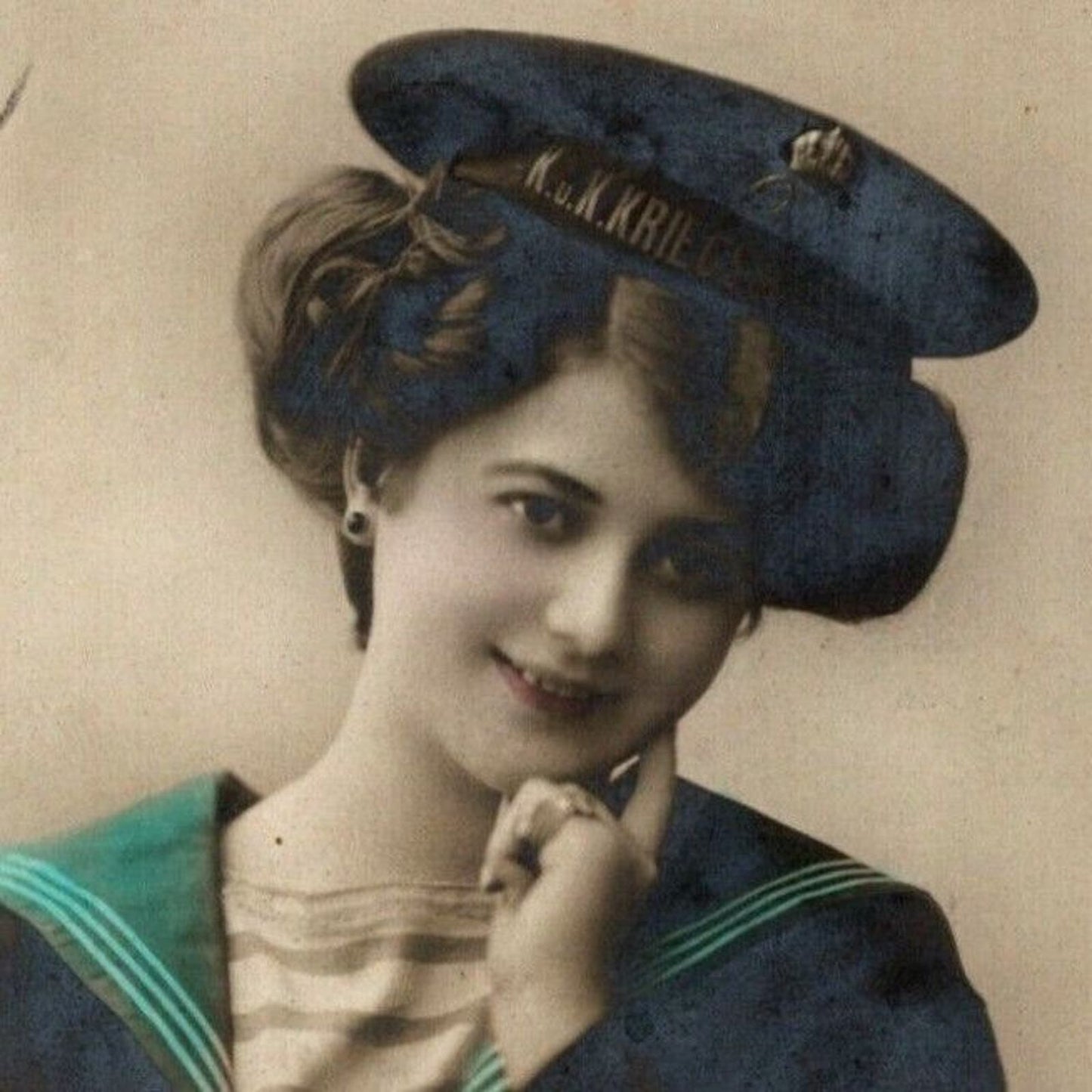 c1916 Vintage Russian RPPC* Theatre / Stage / Film Actress Postcard (4268)