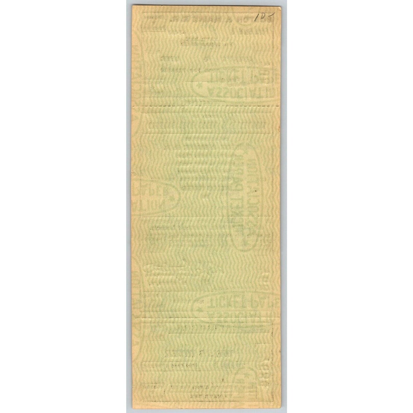 Montpelier & Wells River Railroad Unused Ticket #7684 VGC