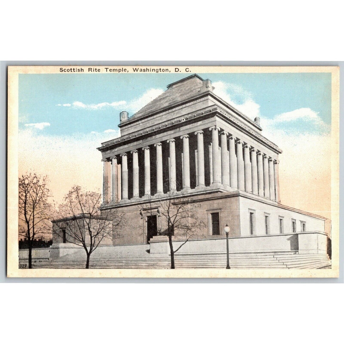 Scottish Rite Temple, Washington, DC - Vintage Postcard - NP