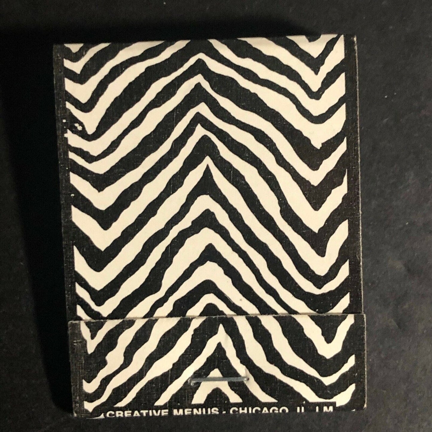 Richard's Lilac Lodge Hillside, IL Matchbook Zebra - c1960's-74