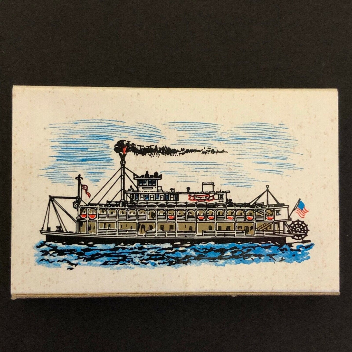 c1970's-80's Wooden Matchbox Matchbook - Reuben E. Lee Restaurant San Diego, CA