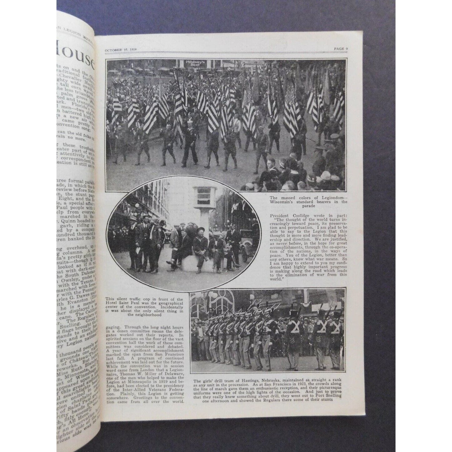 "The American Legion Weekly" Oct 1924 - 30 pgs.