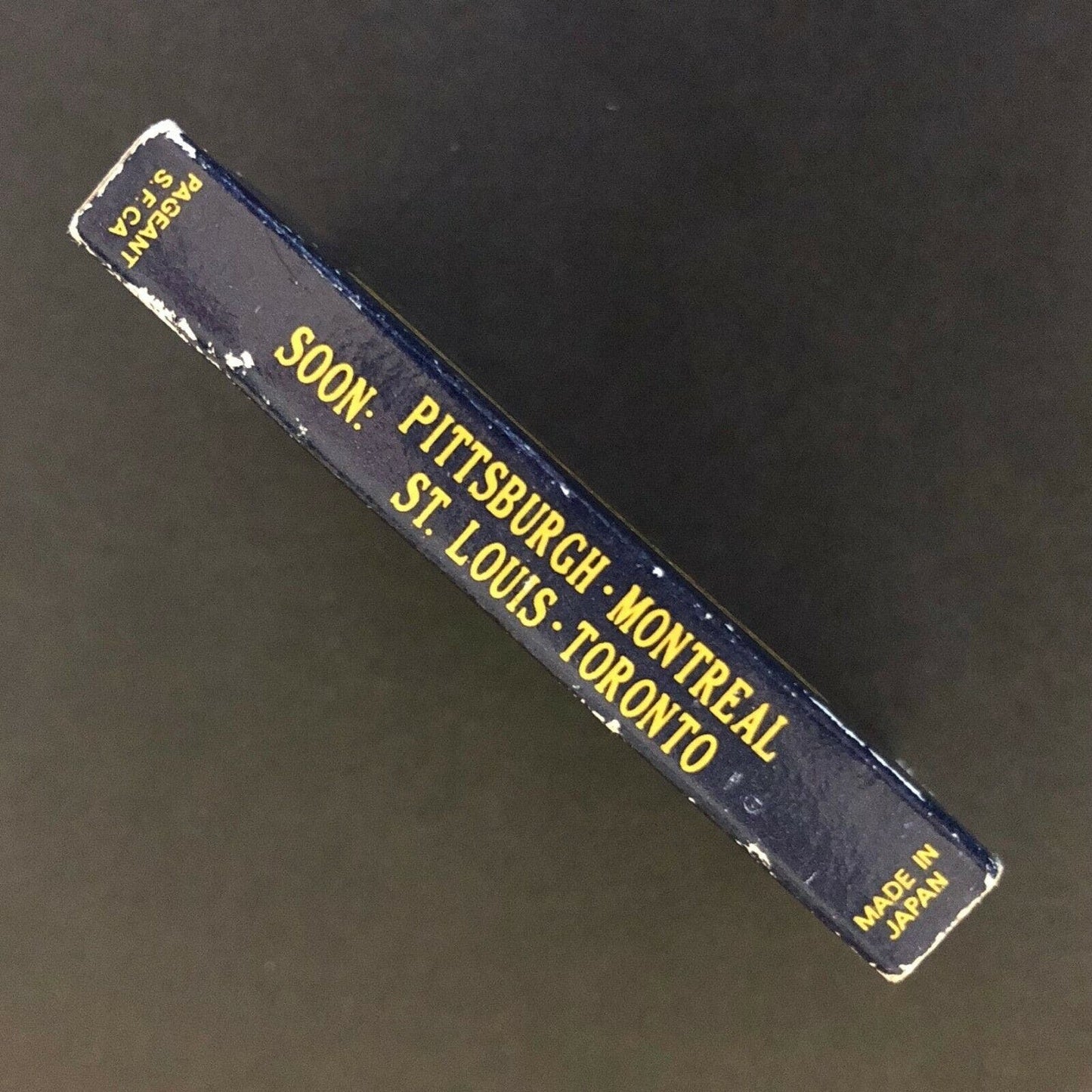 c1990's Vintage Wooden Matchbox / Matchbook "Victoria Station" Many US Cities
