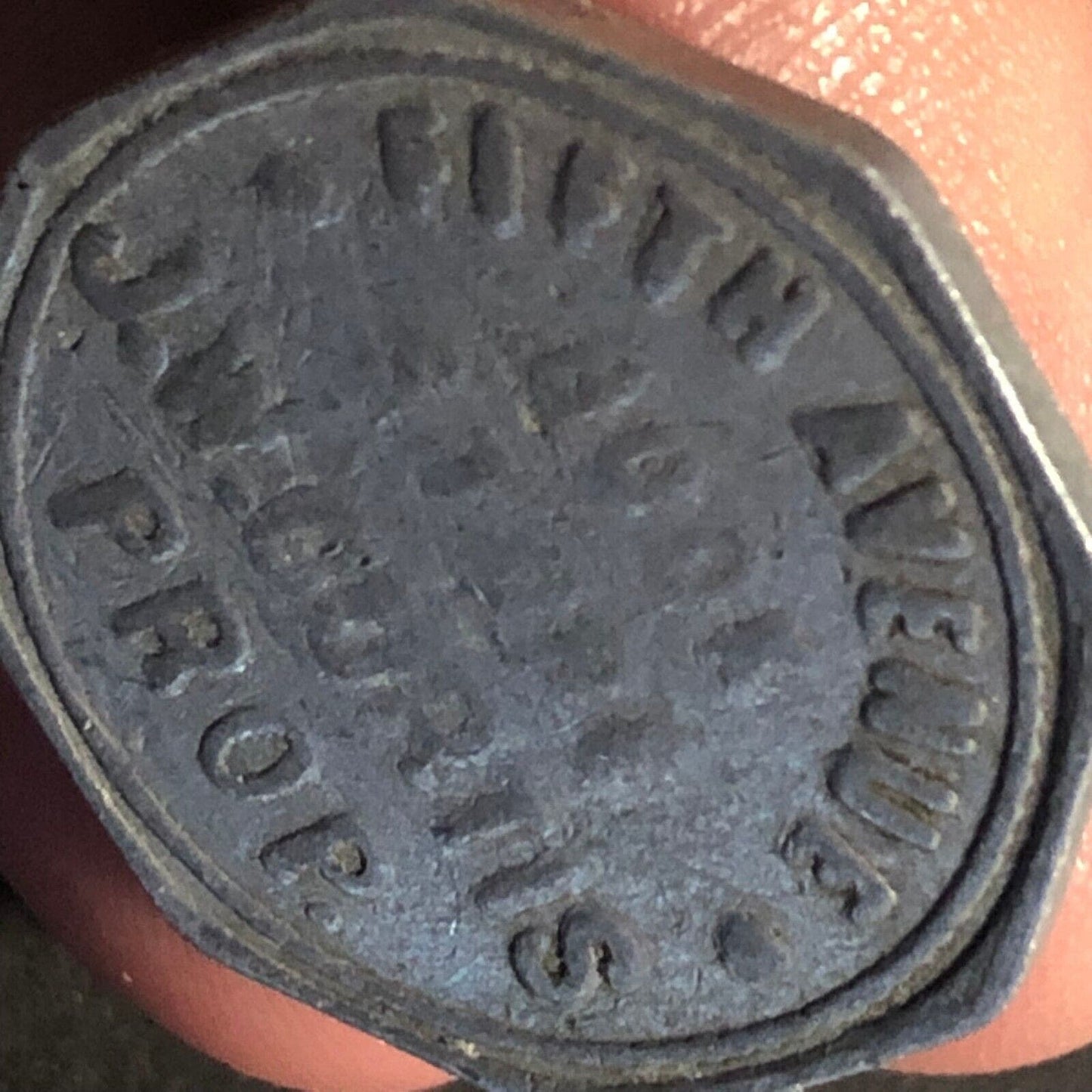 Fifth Avenue Book Store J.W. Curtis "10" Octagon Alum. Token 22.7mm Scarce