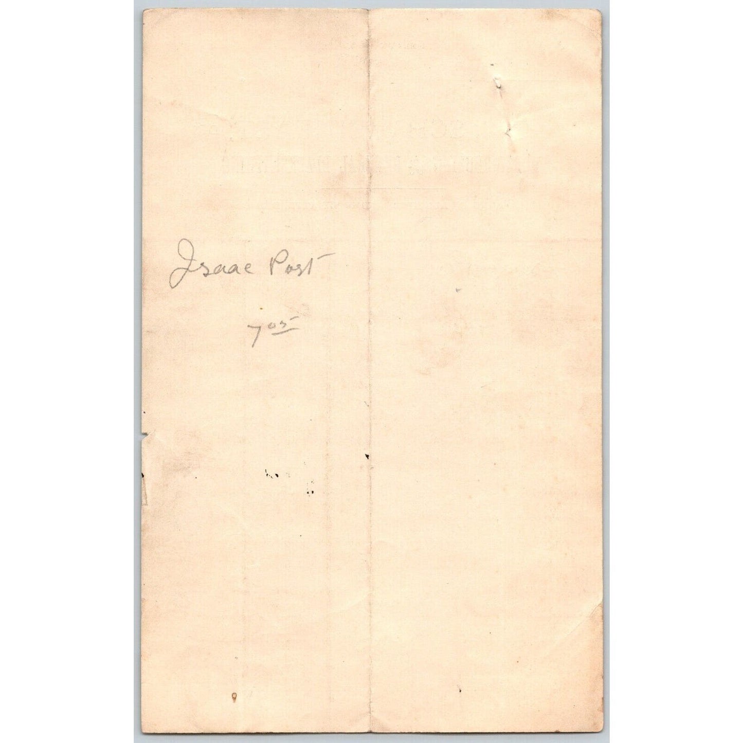 Liberty, NY F.J. Schweinfast Horse Shoeing & Blacksmithing 1903 Billhead