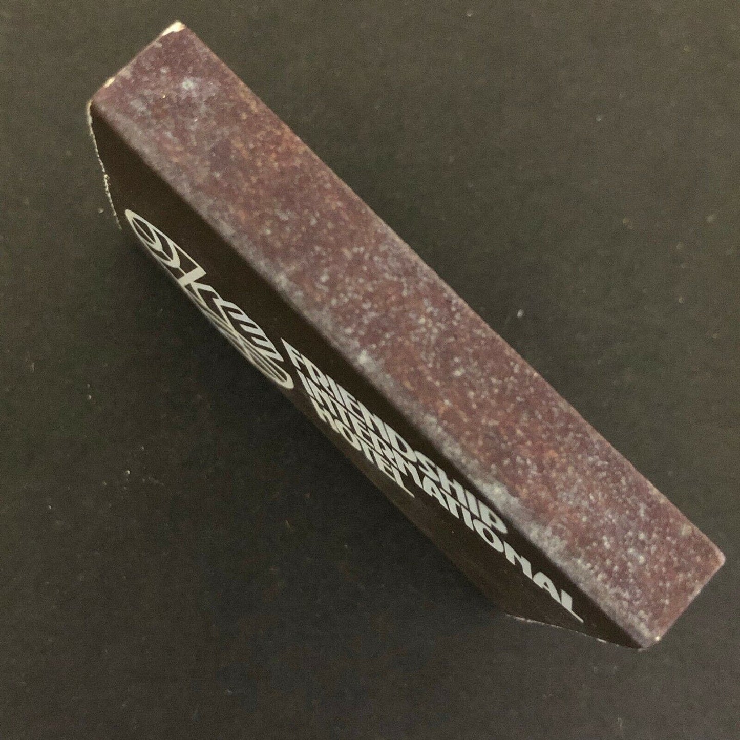 c1970's Wooden Matchbox Matchbook "Friendship International Hotel" Baltimore, MD