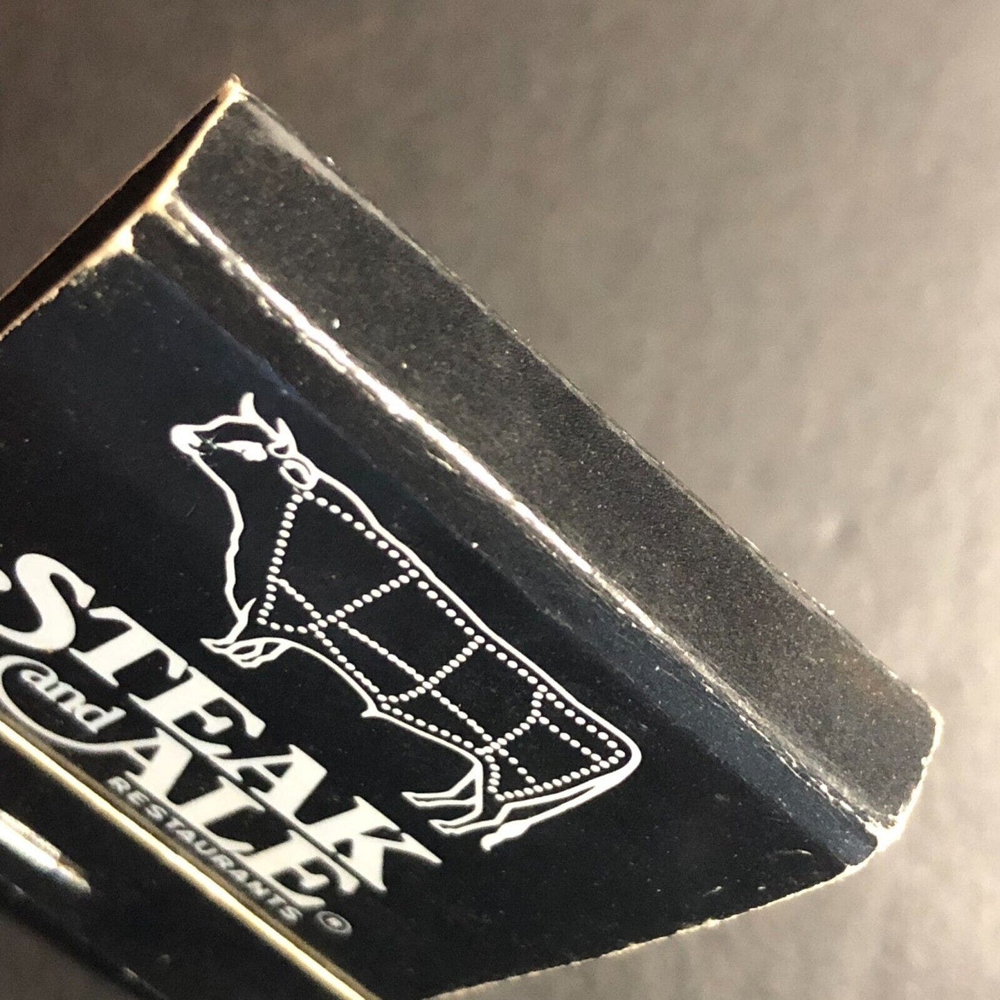 Steak and Ale / Jolly Ox Restaurants Full Matchbook c1974-84