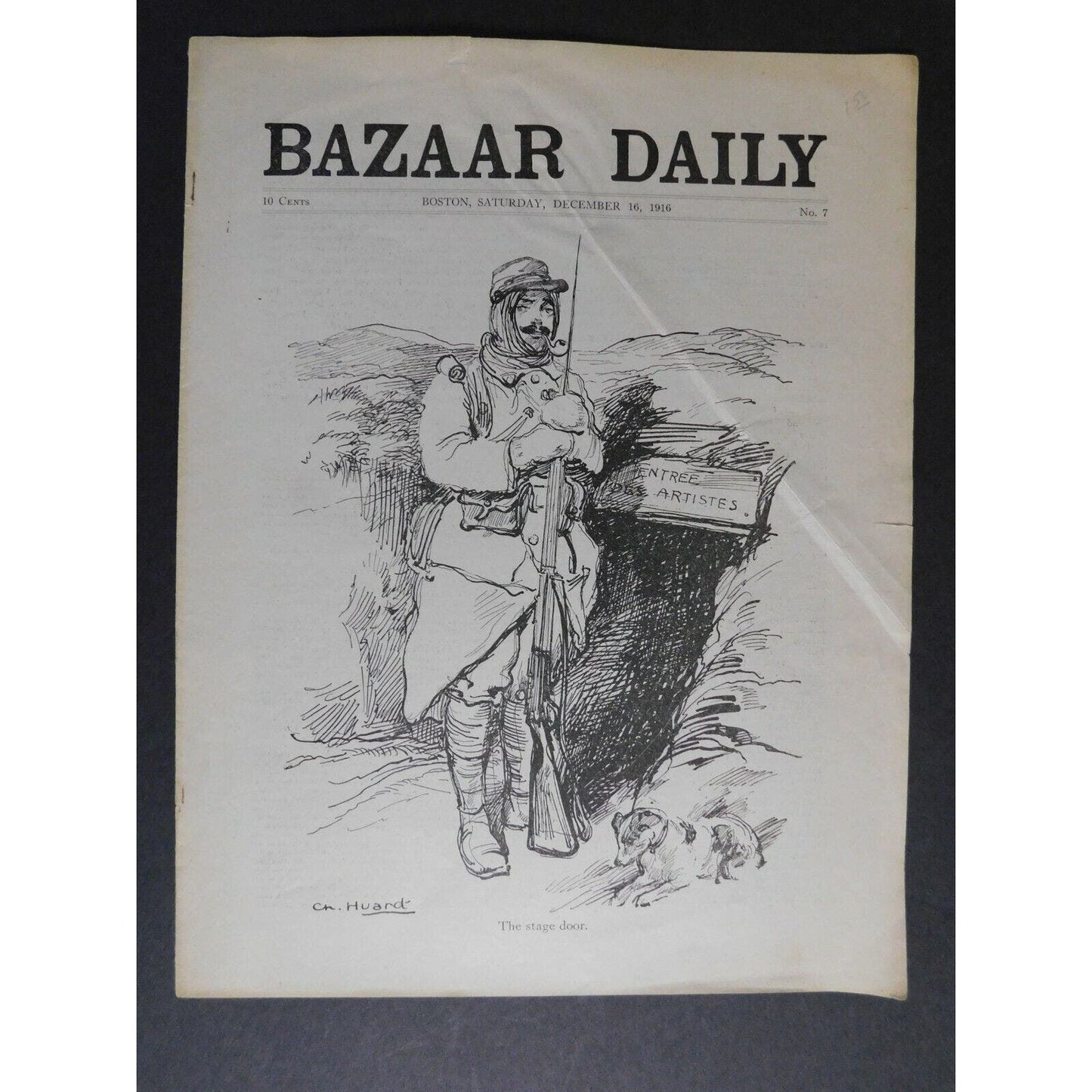 WWI Era "Bazaar Daily" (Boston) Dec 16 1916 - 7 pgs