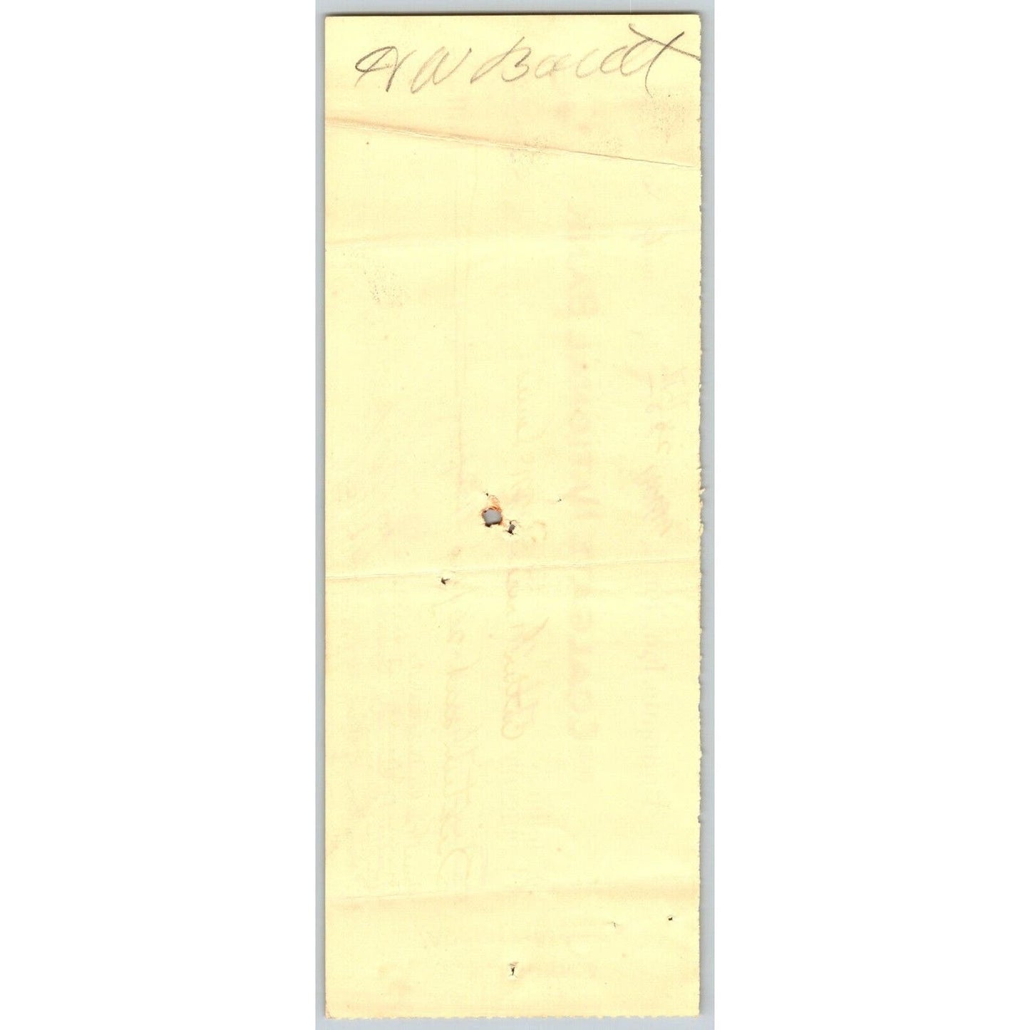 Coalgate, OK 1909 Indian Territory* E.E. McInnis Attorney Bank Check - Scarce