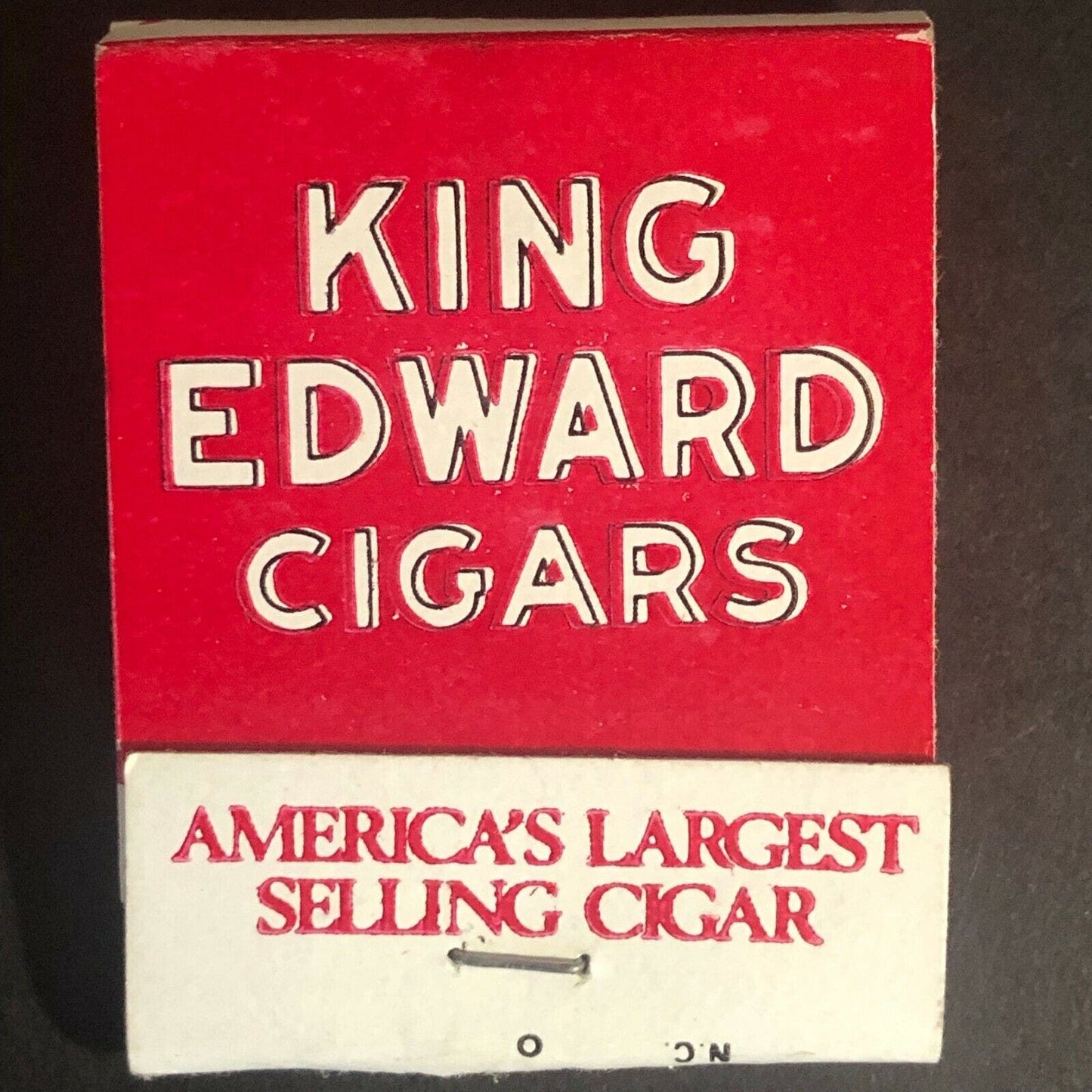 Vintage c1970's-80's Full Matchbook "King Edward Cigars"