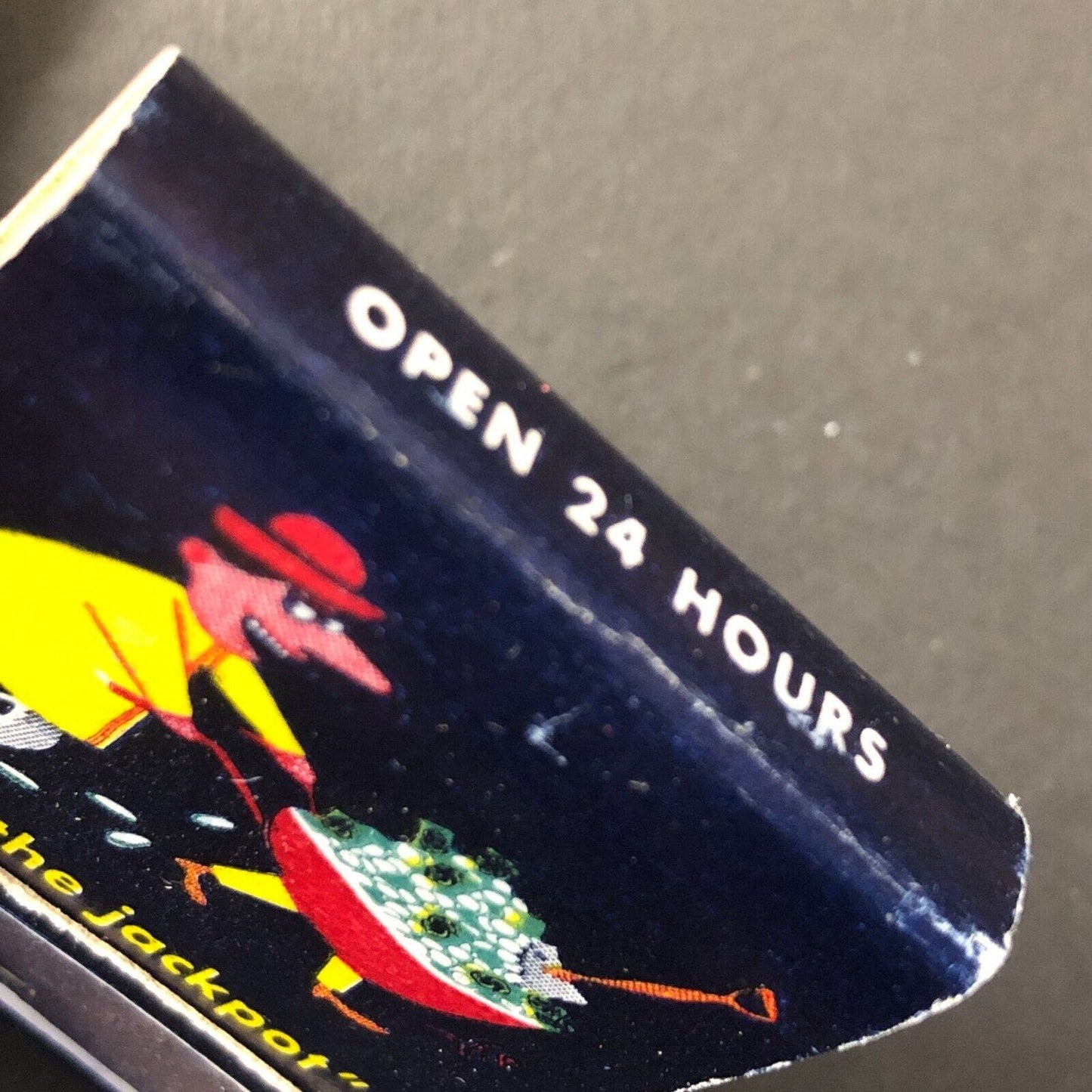 Harrah's Club Reno Lake Tahoe Full Matchbook Wheelbarrow c1950's-60's Scarce