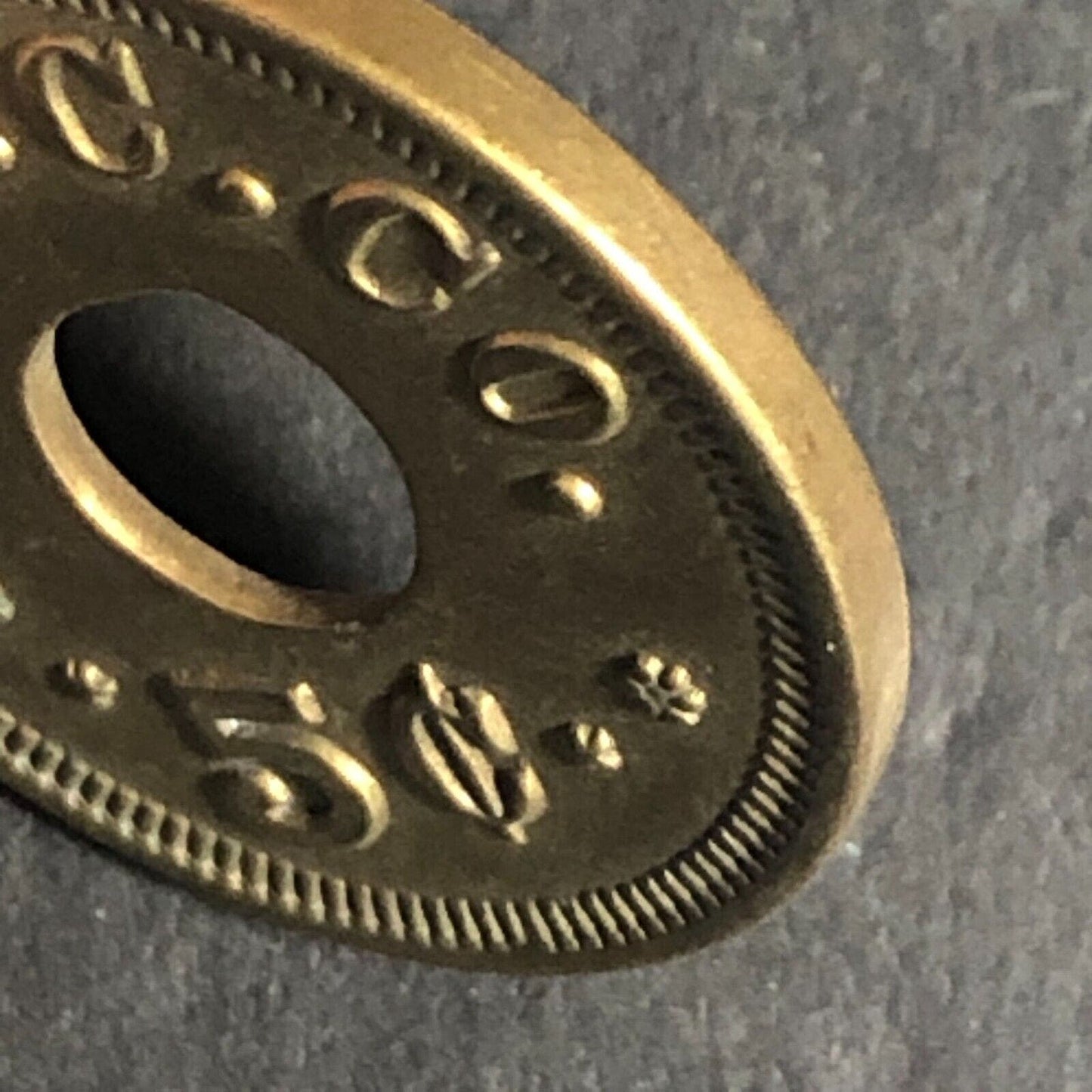 N.W.C. Co. (Seattle - Northwestern Candy Co.) Brass 5c Trade Token 21mm