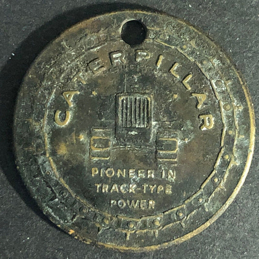 Caterpillar Pioneer In Track-Type Power 50 Years 1954 Medallion / Token 32mm