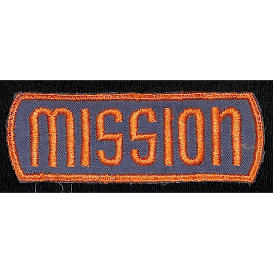 Mission Orange / Cola Embroidered Soda Patch c1940's-50's VGC Scarce