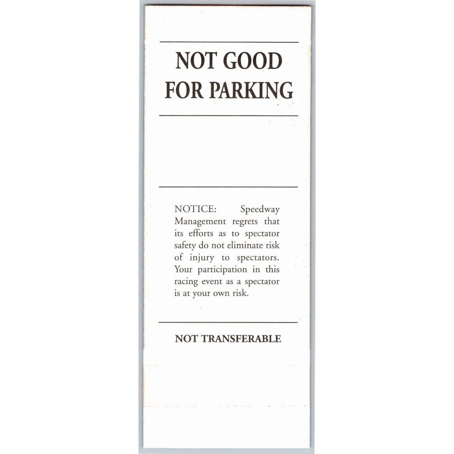 2004 Indy 500 Non-Event Day 5/18 Bombardier Pagoda Terrace Unused Ticket IMS #41