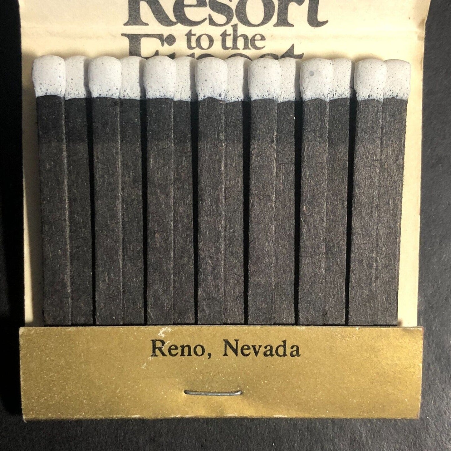 Del Webb's Sahara Reno Hotel Full Matchbook c1975-1982