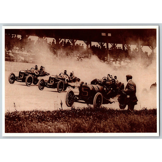 c1991 Indy 500 1911 Reprint - Motor Speedway NOS 4" x 5 3/4" Postcard