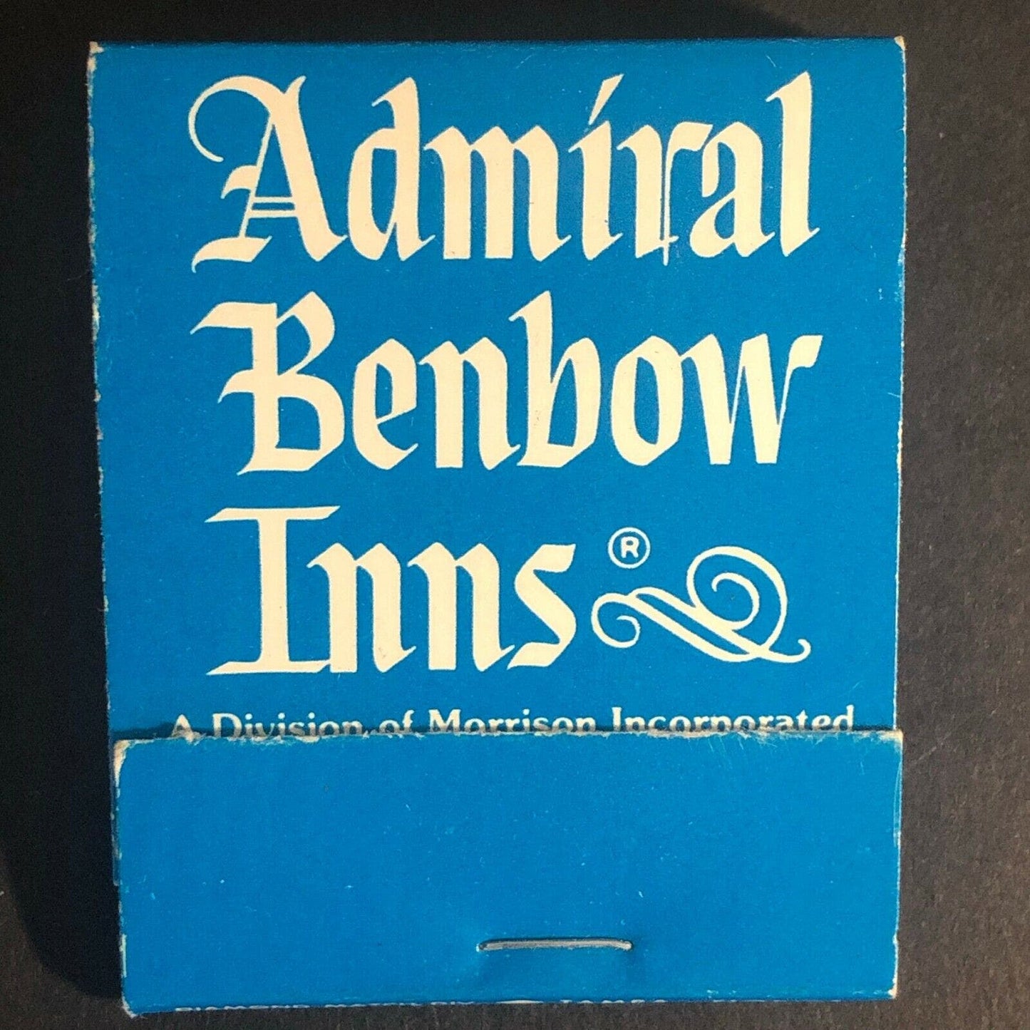 Scarce Vintage c1970's-80's Full Matchbook "Admiral Benbow Inns"