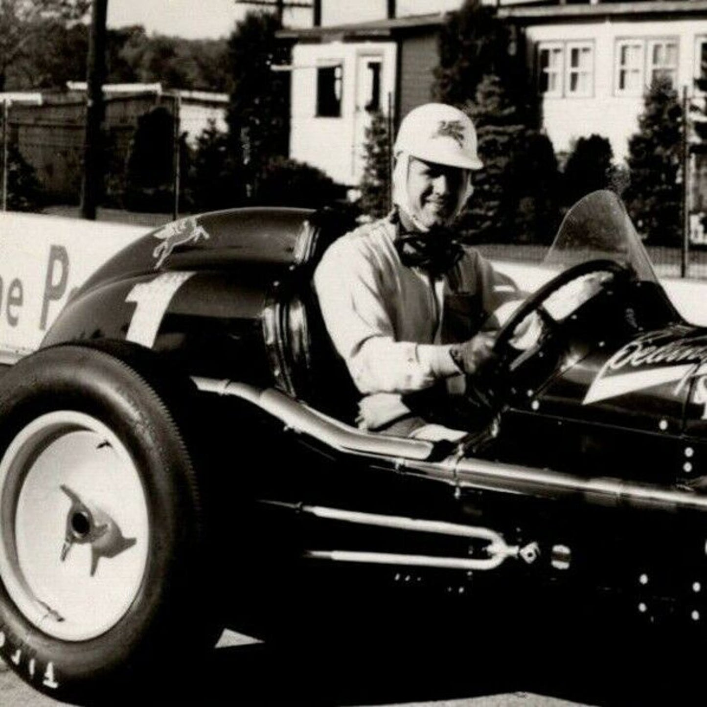 Indy 500 RPPC Postcard "1952 Duane Carter" Official Race Photo Unposted VG
