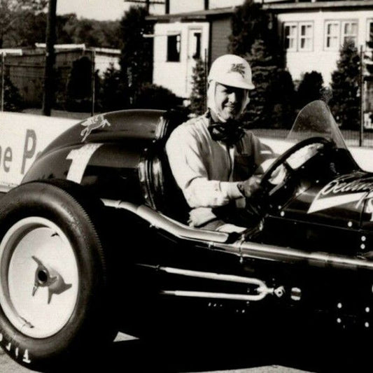 Indy 500 RPPC Postcard "1952 Duane Carter" Official Race Photo Unposted VG