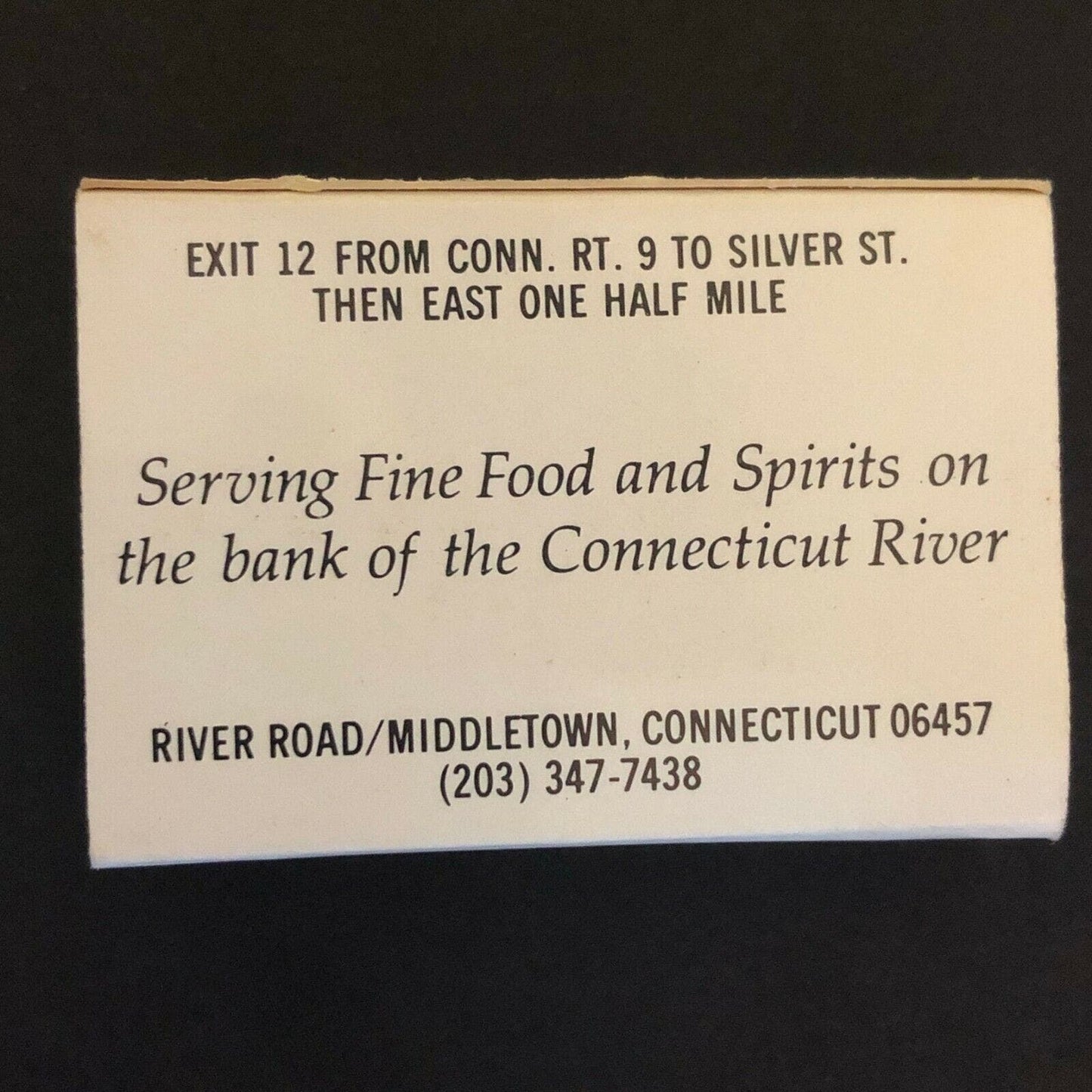c1980-90 's Vintage Wooden Matchbox Matchbook "Town Farms Inn" Middletown, CT