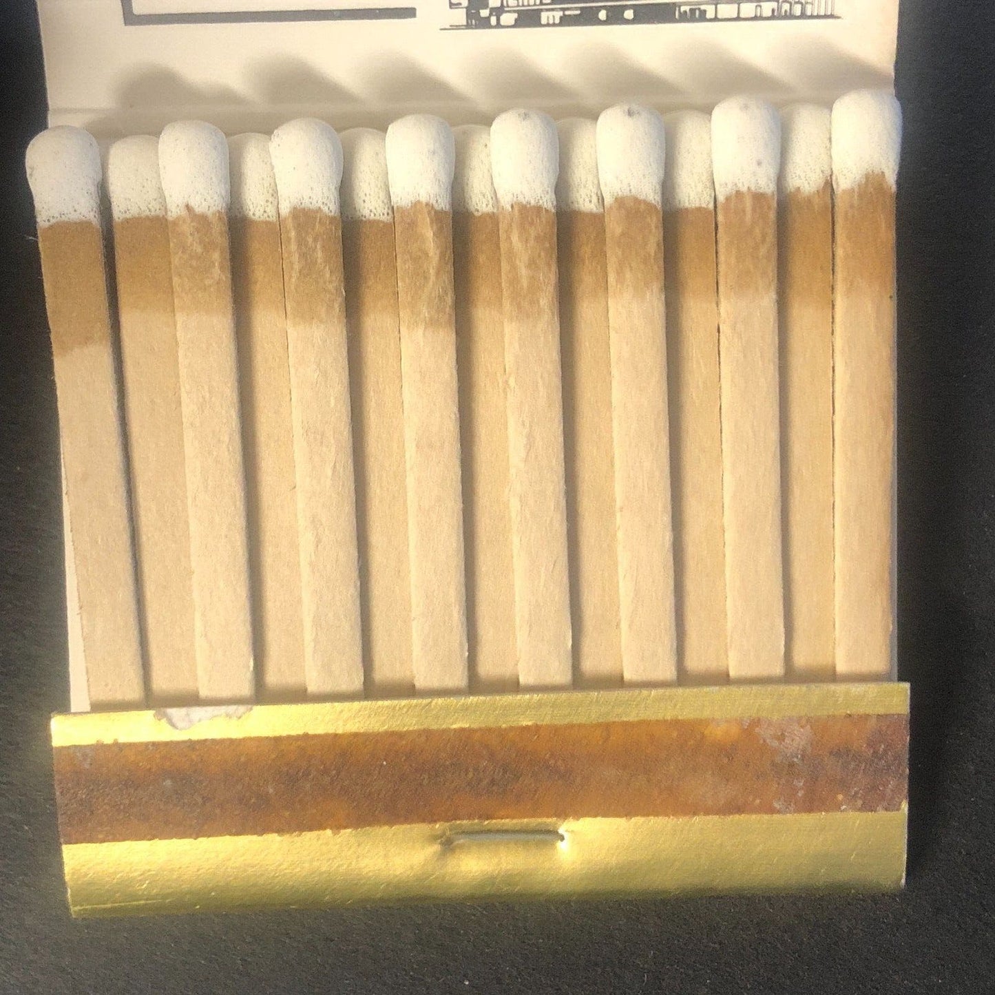 Harrah's Hotels Casinos Tahoe South Shore Vintage Matchbook Full c1960's-73 VGC