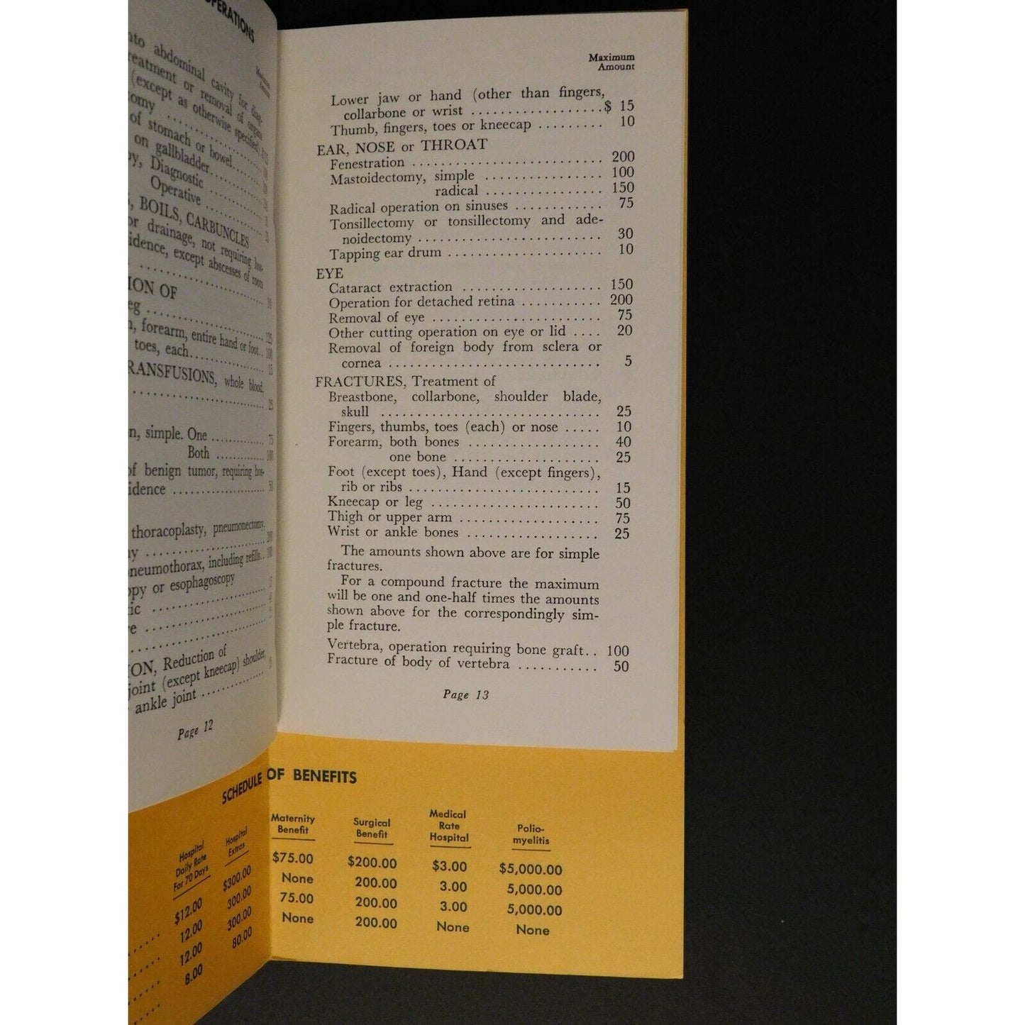 c1940's Illinois Central Railroad Insurance Plan 22 pgs. Booklet - VGC