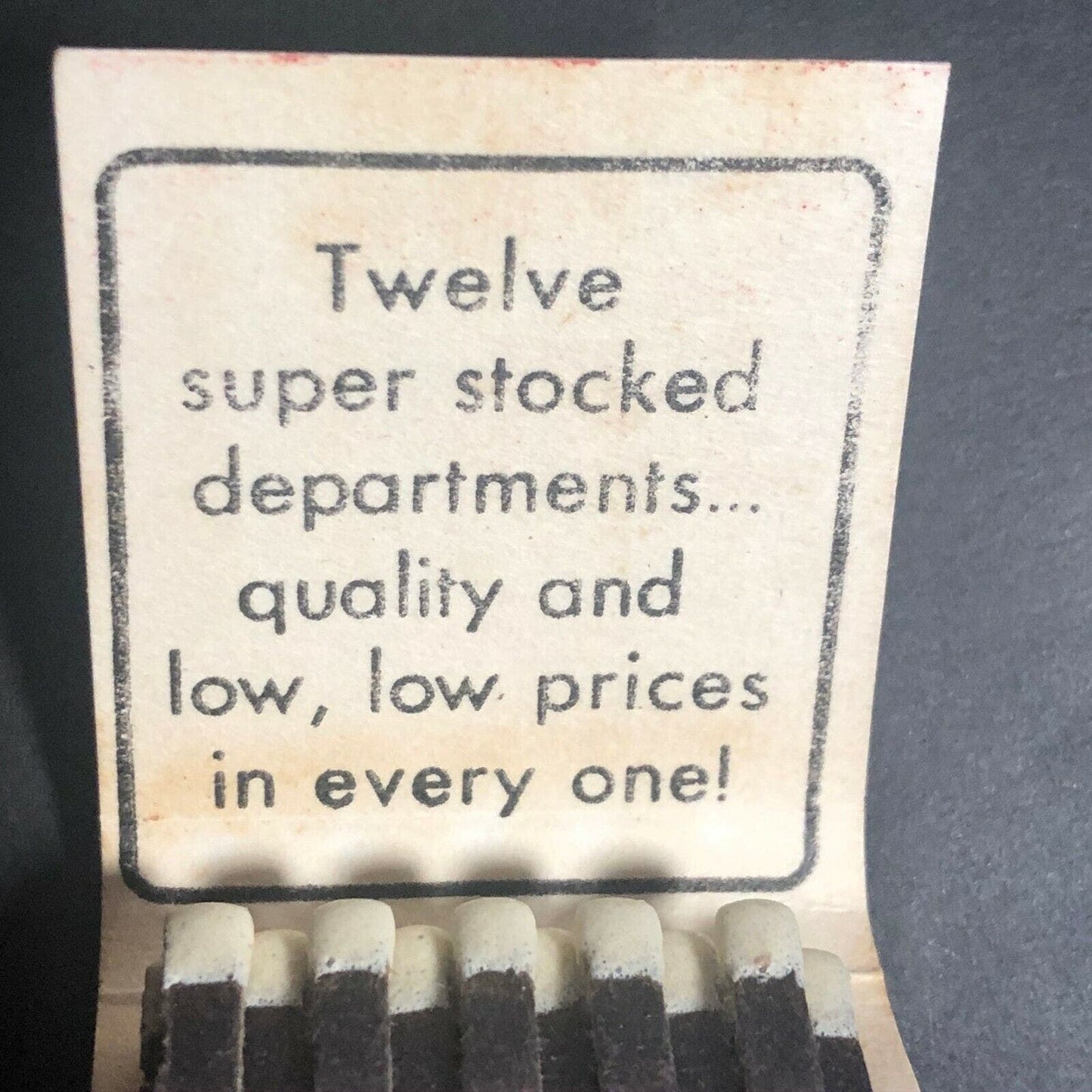 1970's-80's Full Matchbook "Eckerd Drugs"