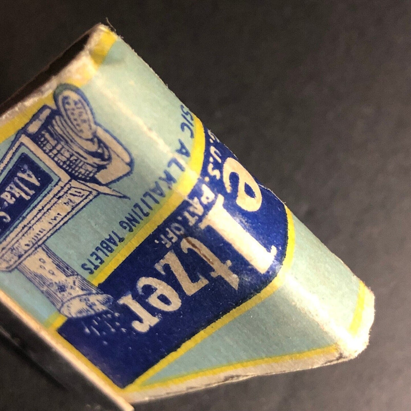 Alka-Seltzer Tablets Matchbook c1940's-50's Full 20-Strike