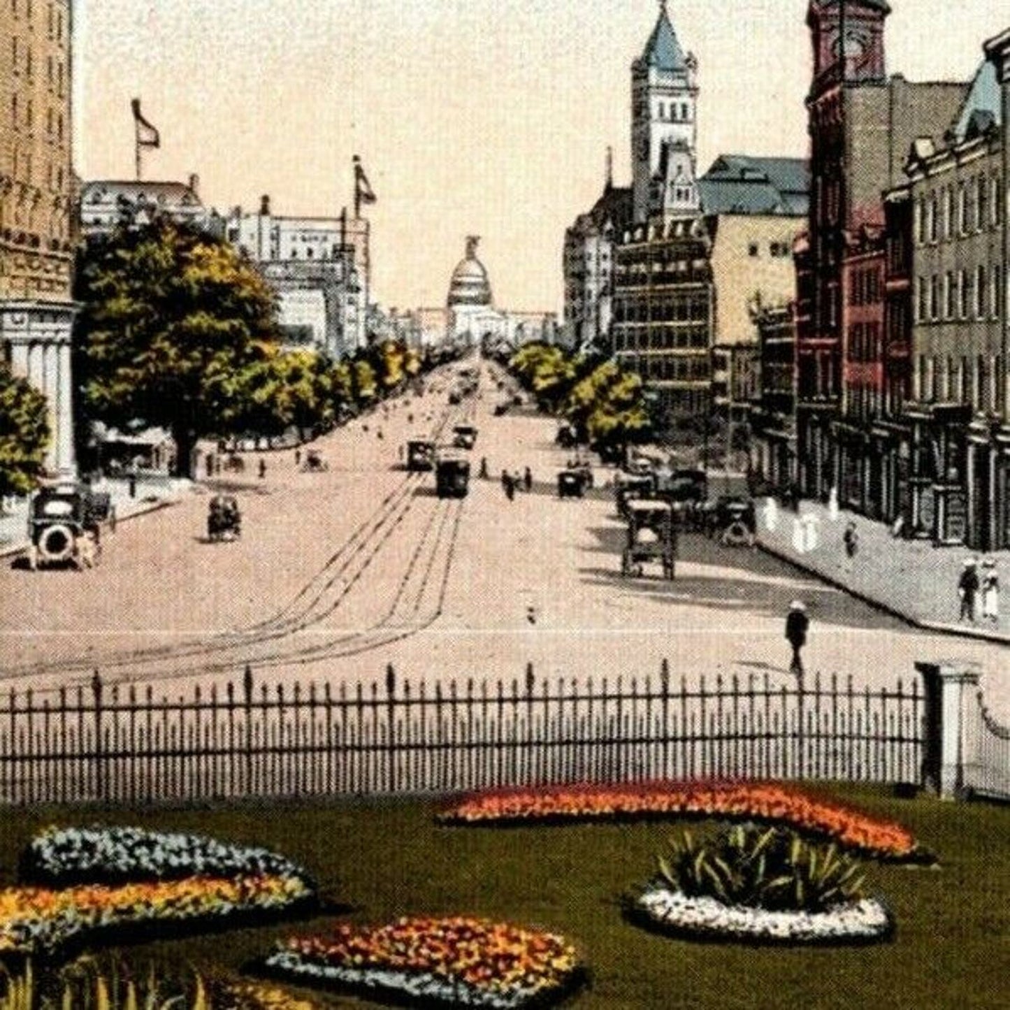 Pennsylvania Avenue, Washington, DC - Vintage Postcard - NP