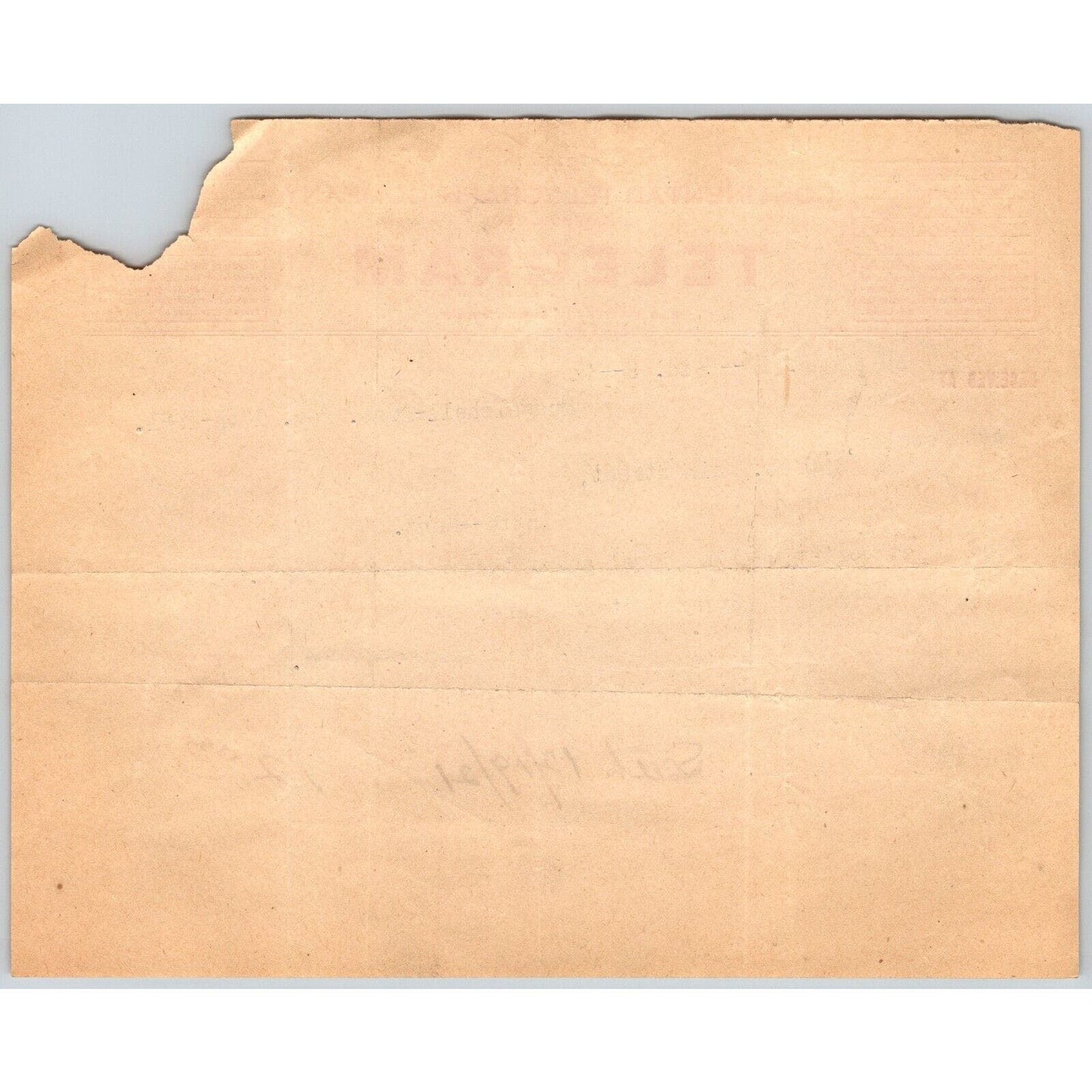 "Leys" Jewelers Butte, MT 1921 Continental Telegram "$12.50 Rush"