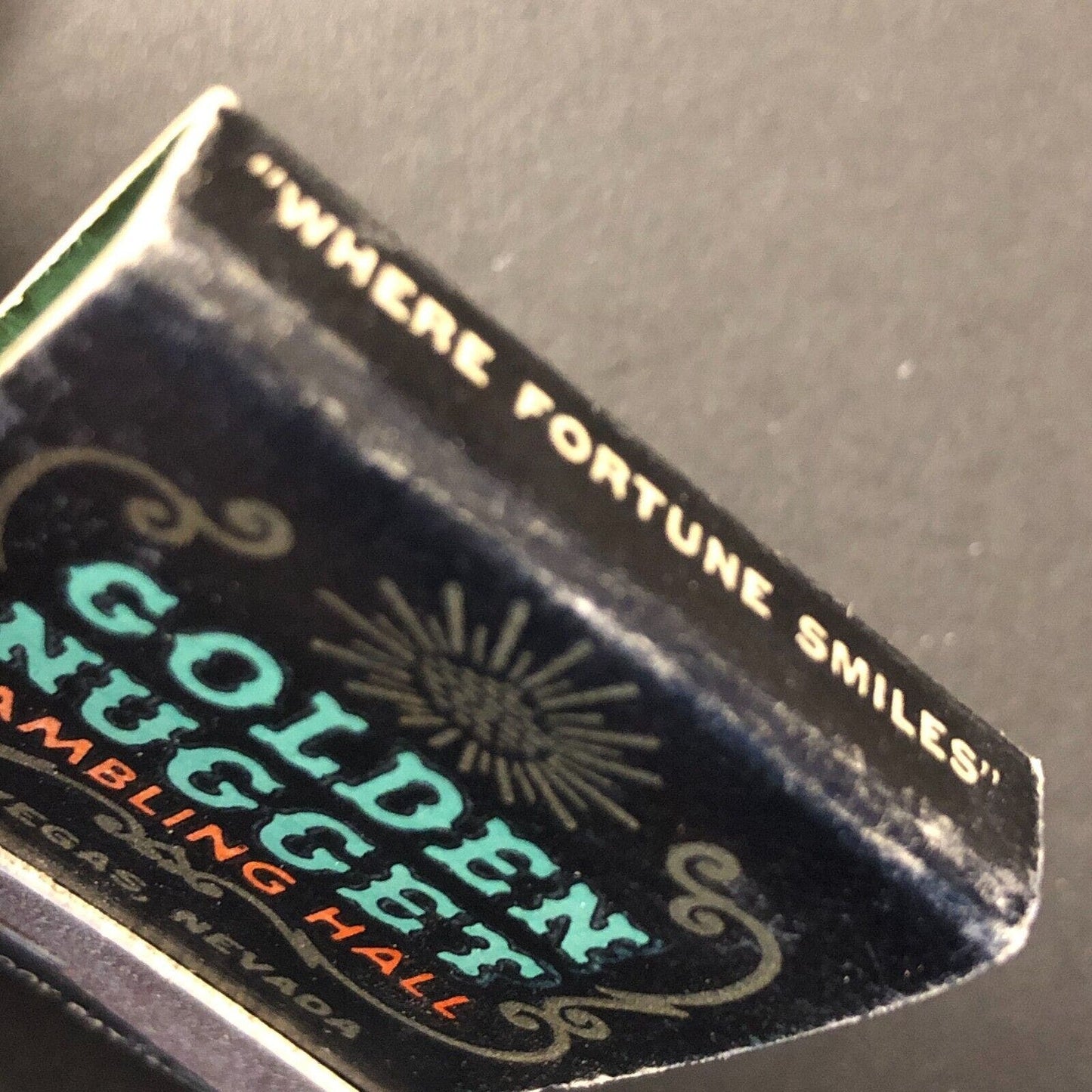 Golden Nugget Gambling Hall Full FEATURE Matchbook Roulette c1940's-50's