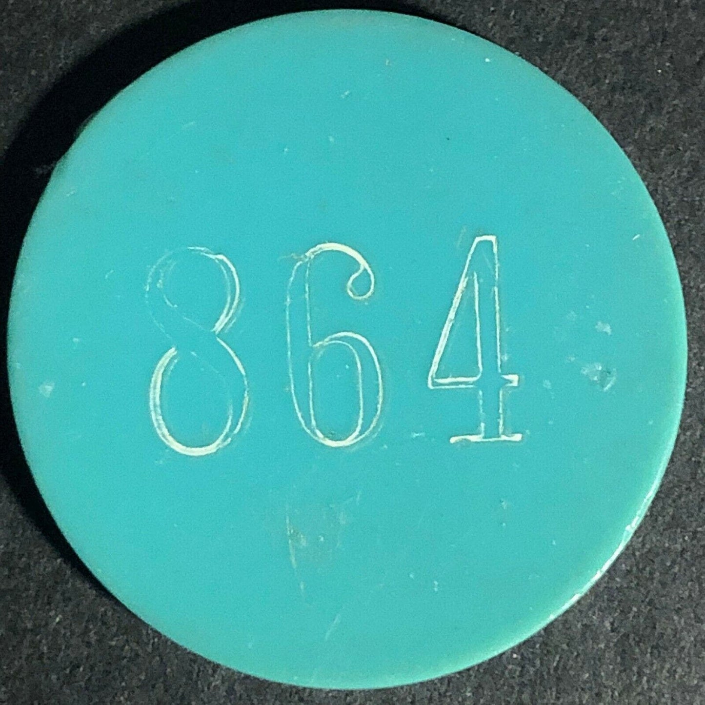 Dillon H.S."864" Plastic Token c1970's-80's 31mm
